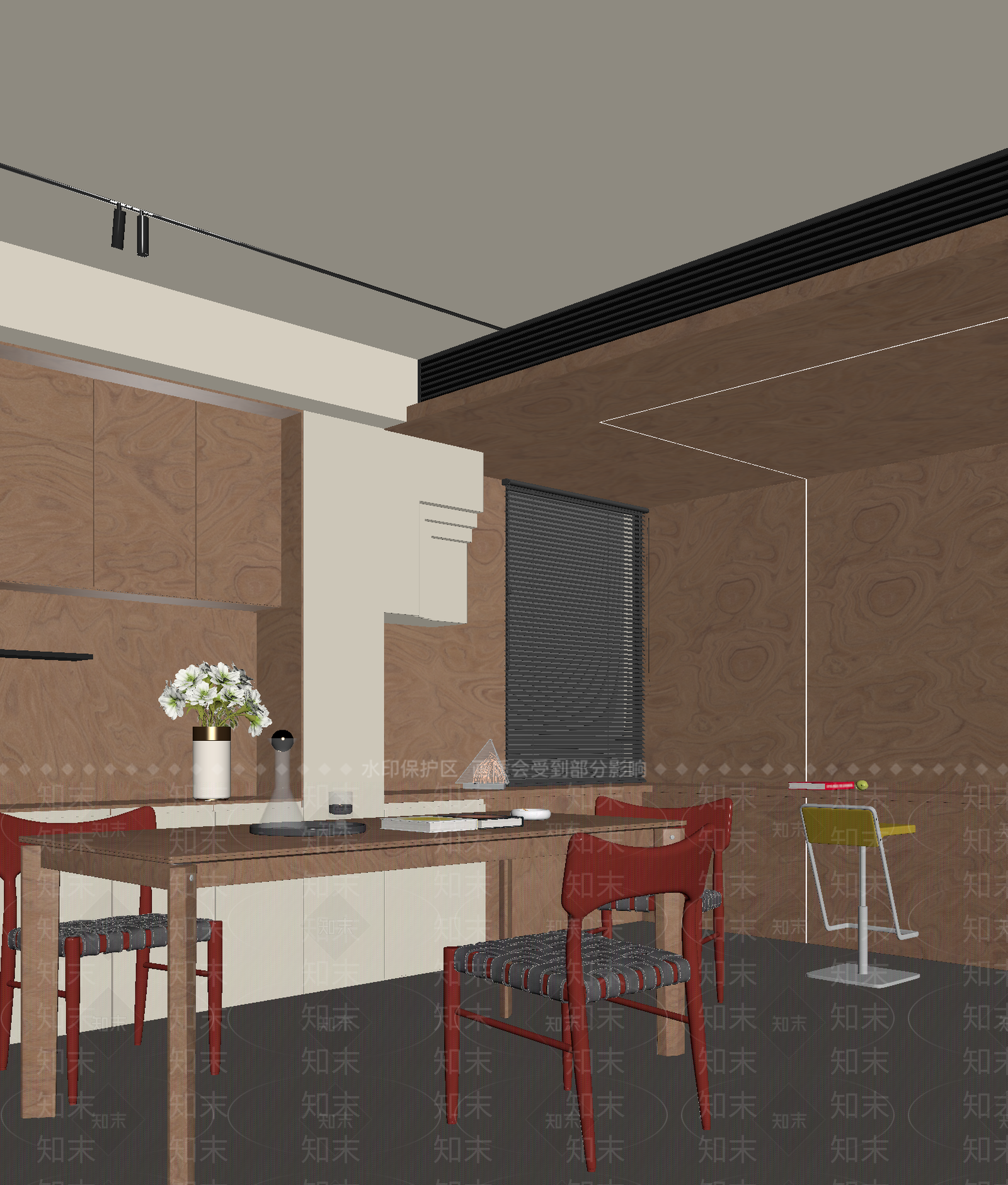 奶油咖啡厅3D模型下载【ID:1215030543】