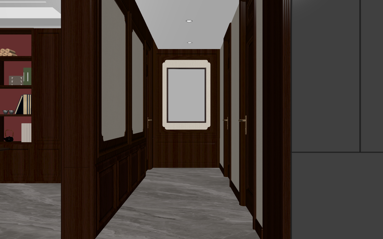 新中式玄关3D模型下载【ID:1221711444】