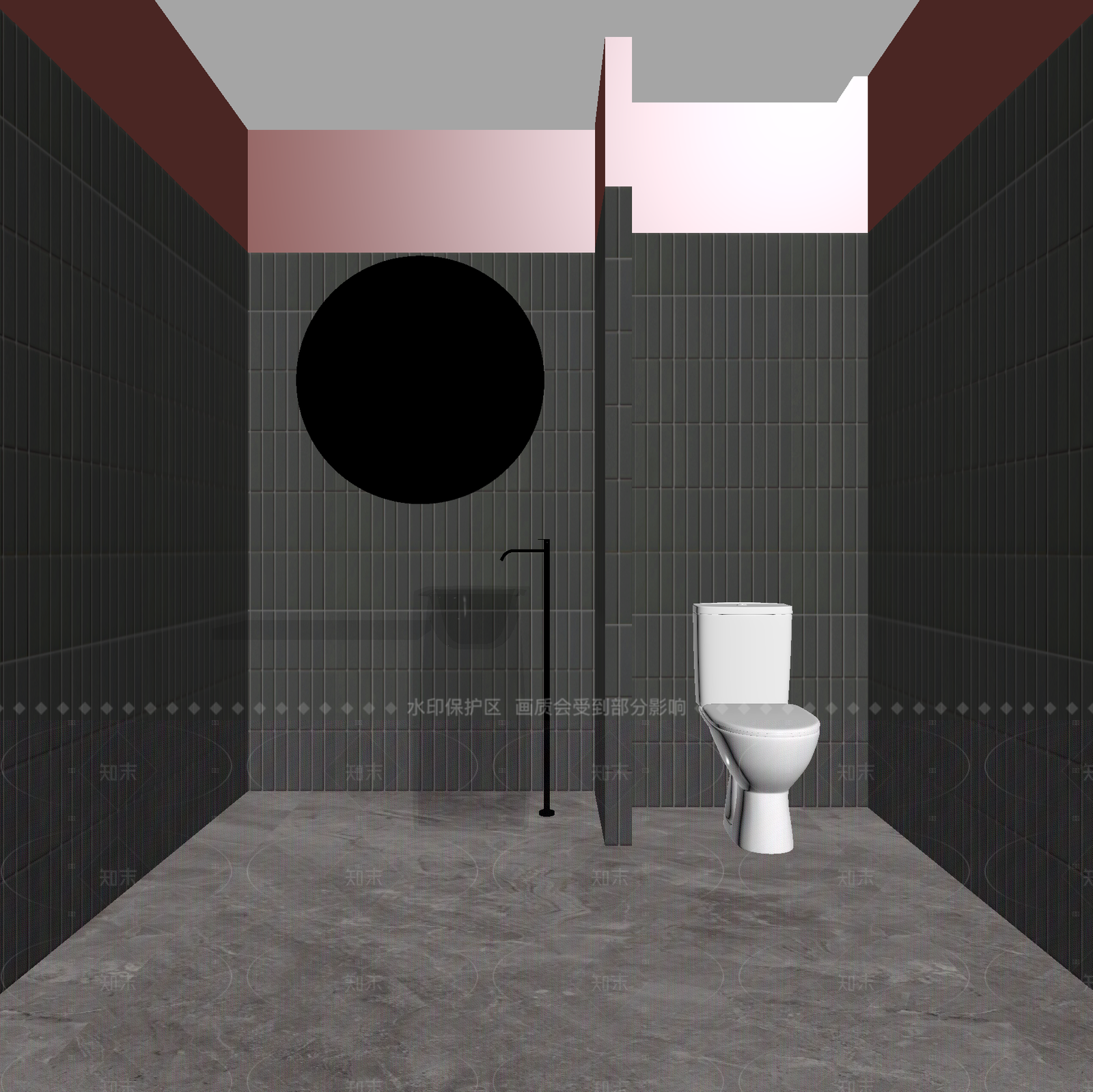 现代卫生间3D模型下载【ID:1214570188】