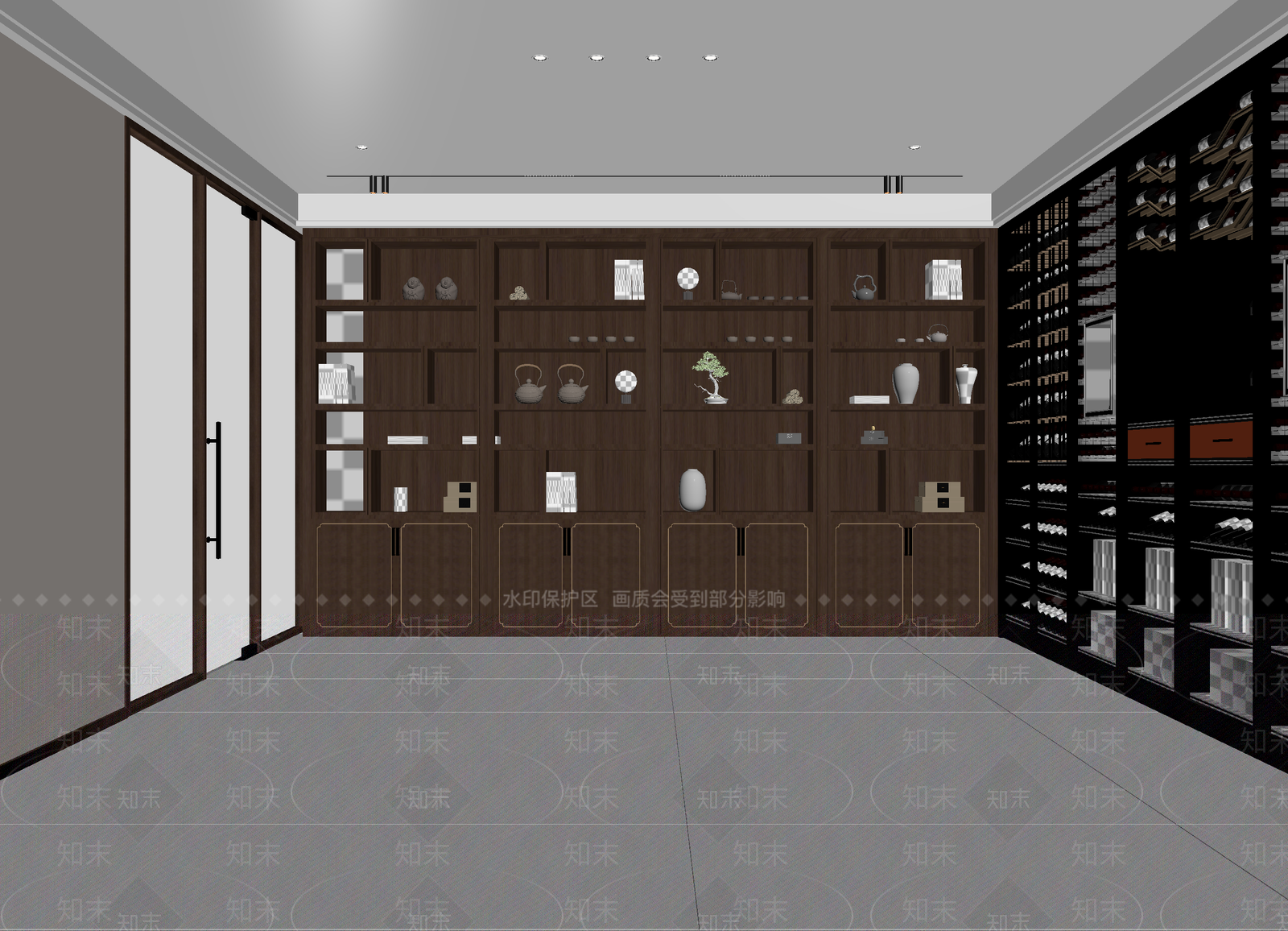新中式酒馆3D模型下载【ID:1214104925】