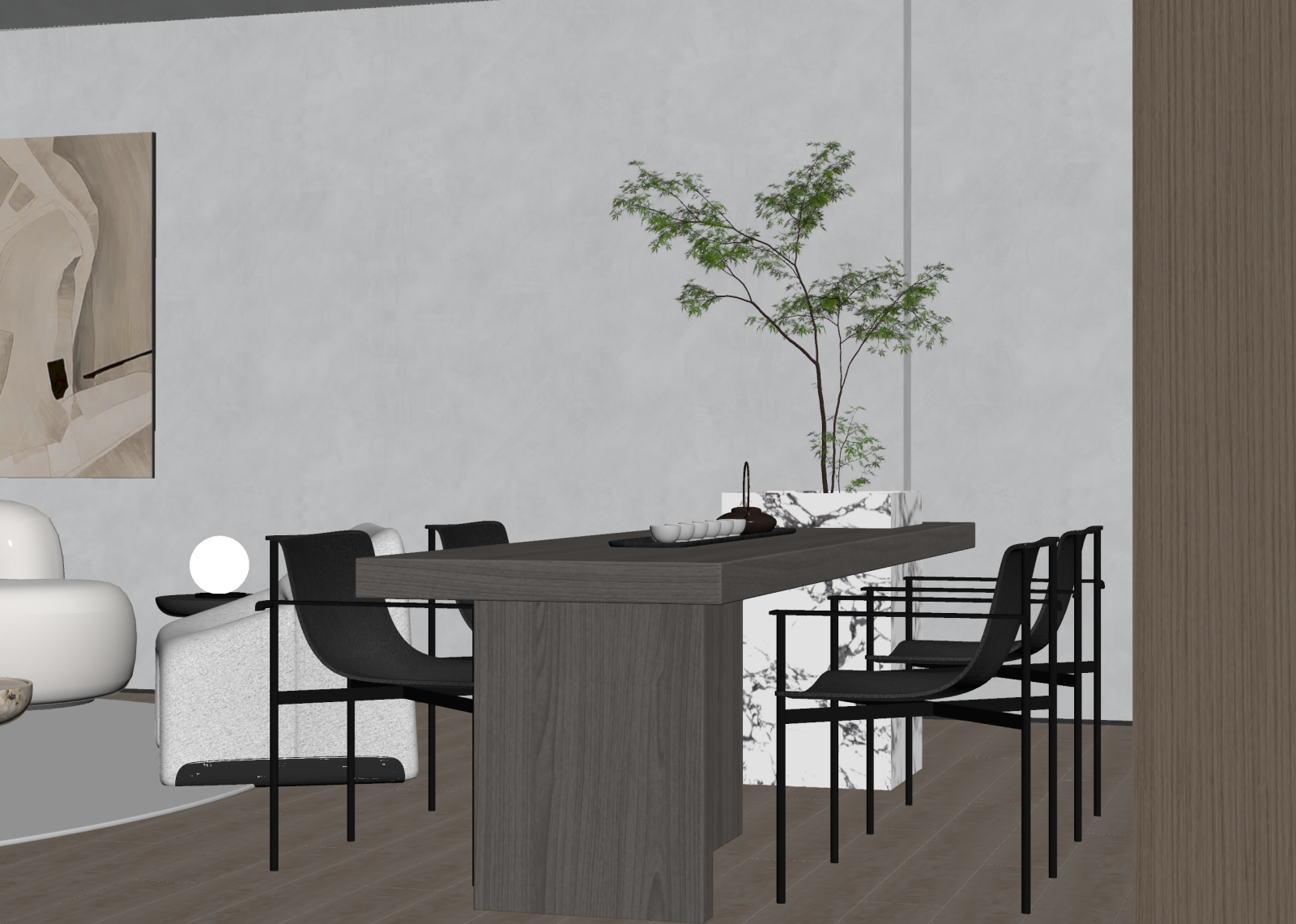 现代茶馆3D模型下载【ID:1221781559】