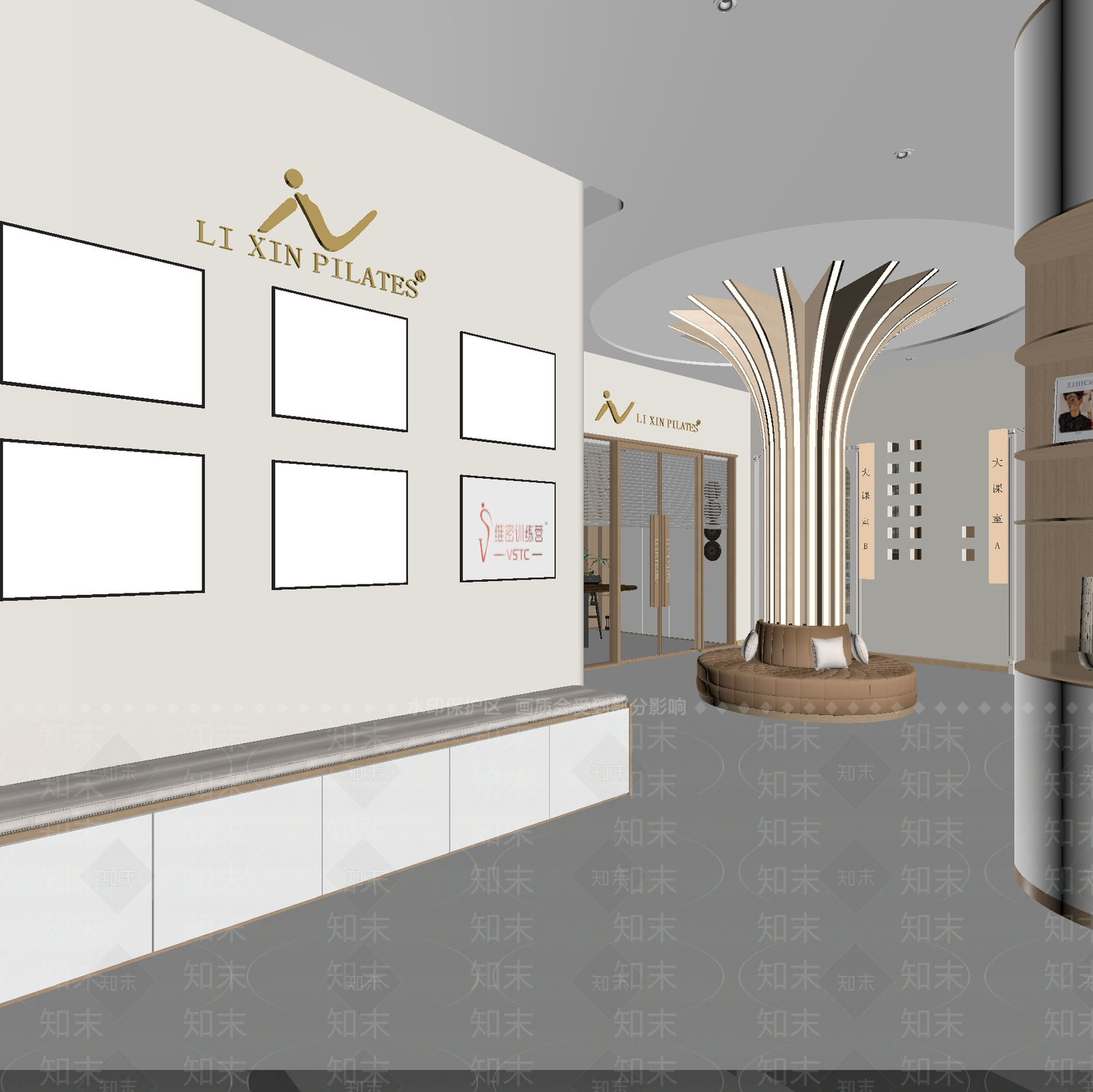 现代大厅3D模型下载【ID:1214731905】