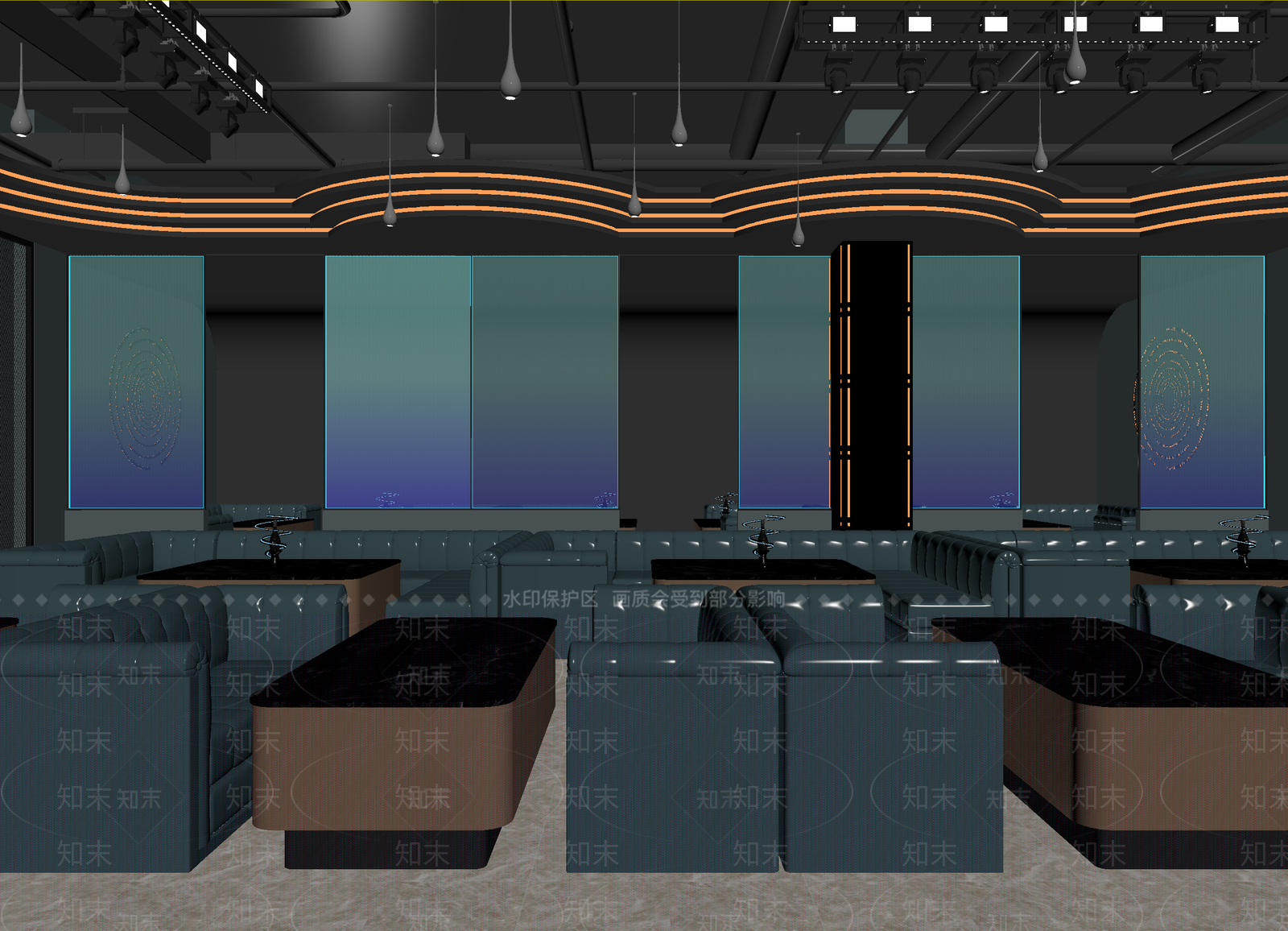 现代酒吧3D模型下载【ID:1214116190】