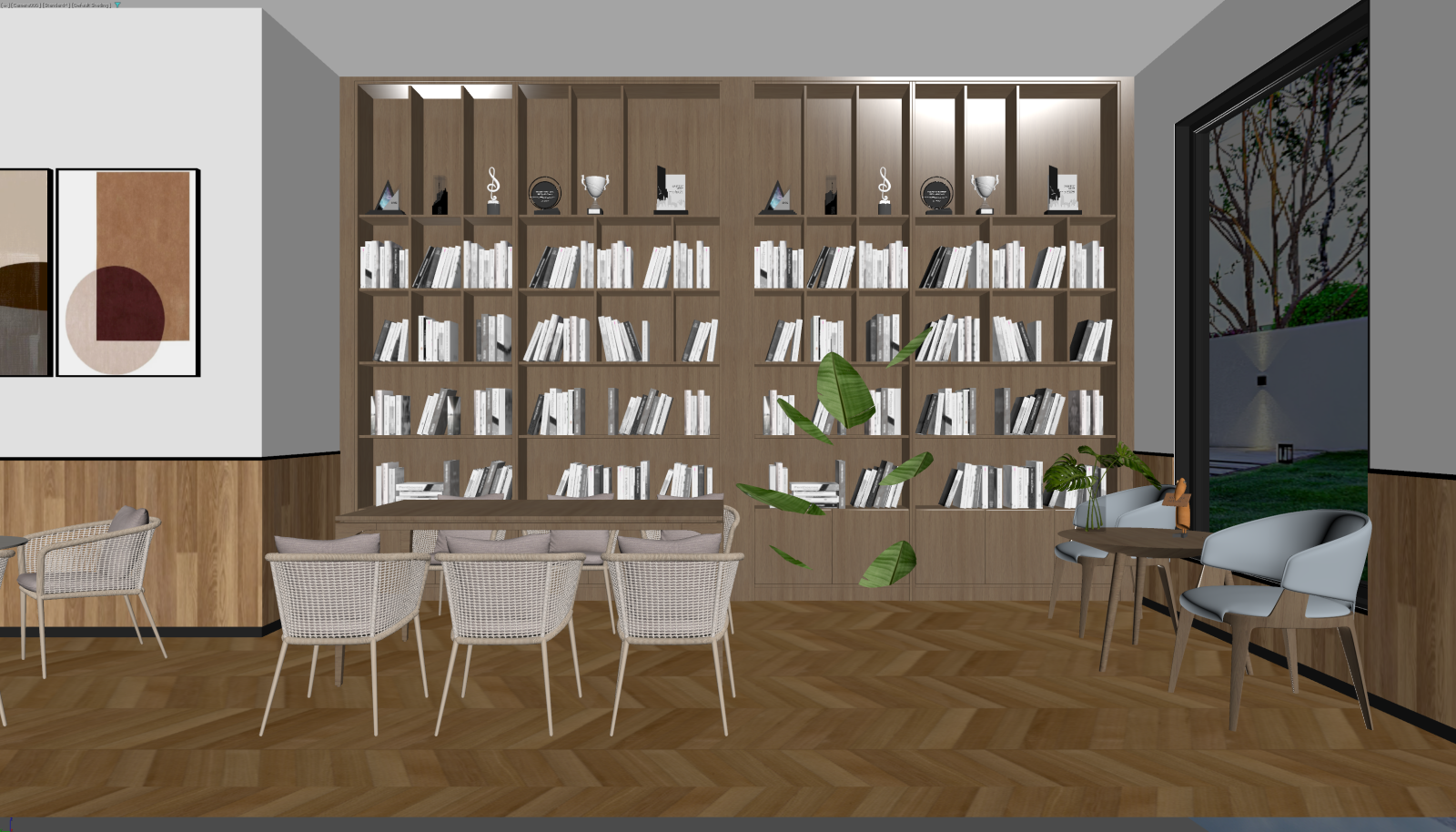 现代休息区3D模型下载【ID:1222028219】