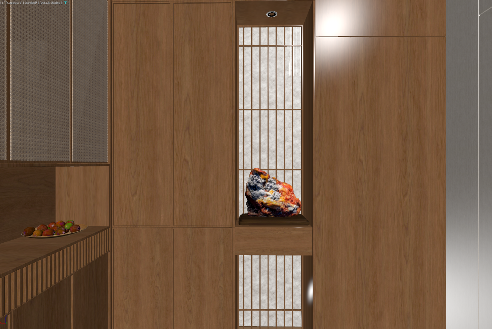新中式玄关3D模型下载【ID:1221495009】