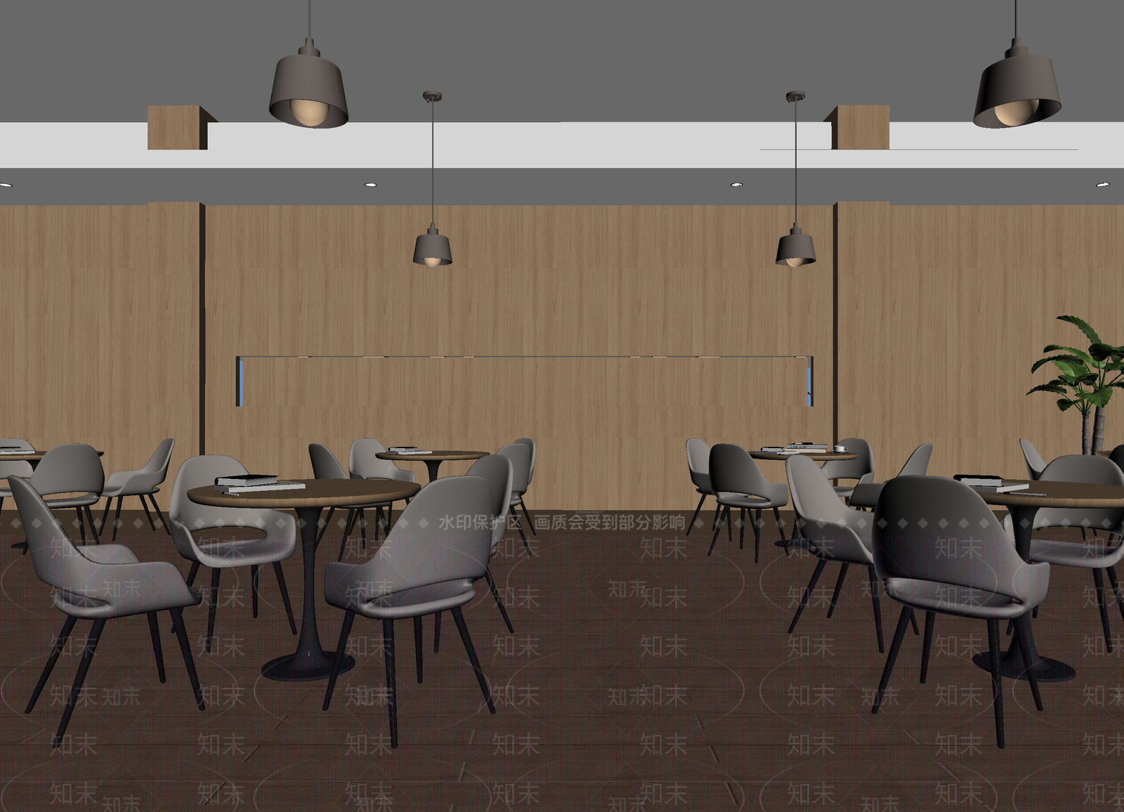 现代咖啡厅3D模型下载【ID:1214314921】