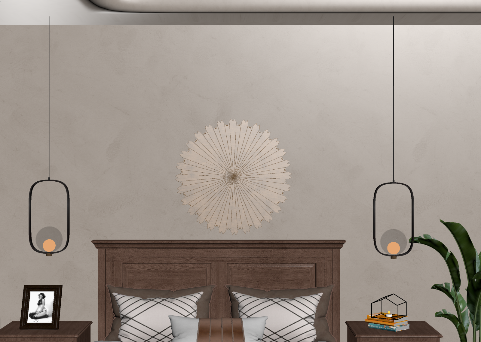 美式家居卧室3D模型下载【ID:1222020302】