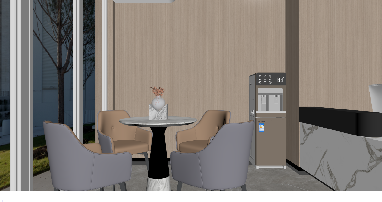 现代休息区3D模型下载【ID:1221712054】
