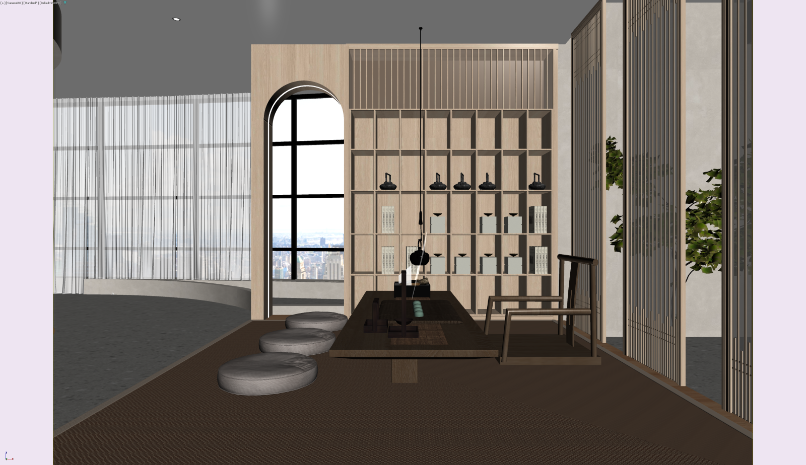 现代茶馆3D模型下载【ID:1221354993】