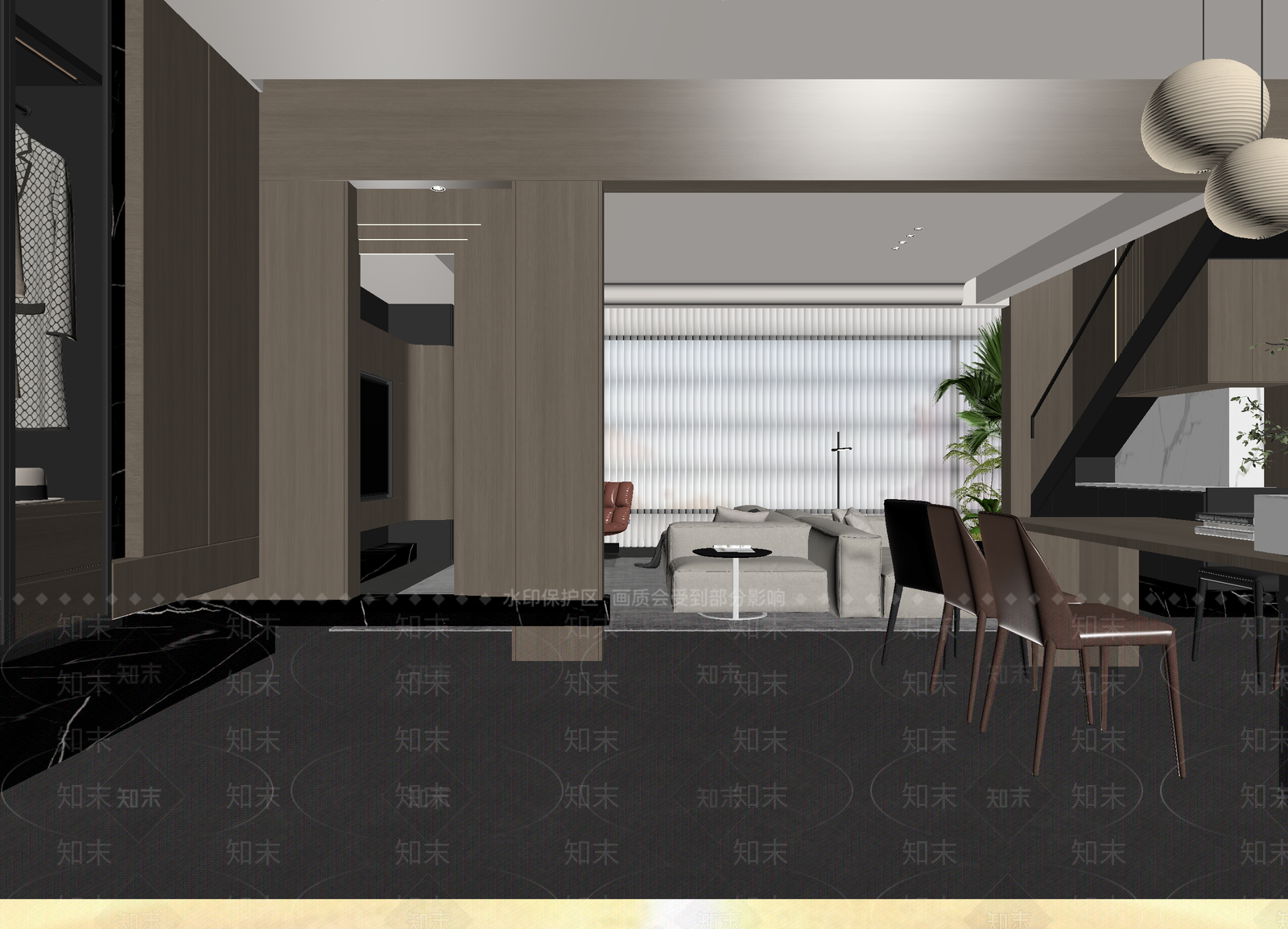 意式客餐厅3D模型下载【ID:1215047912】