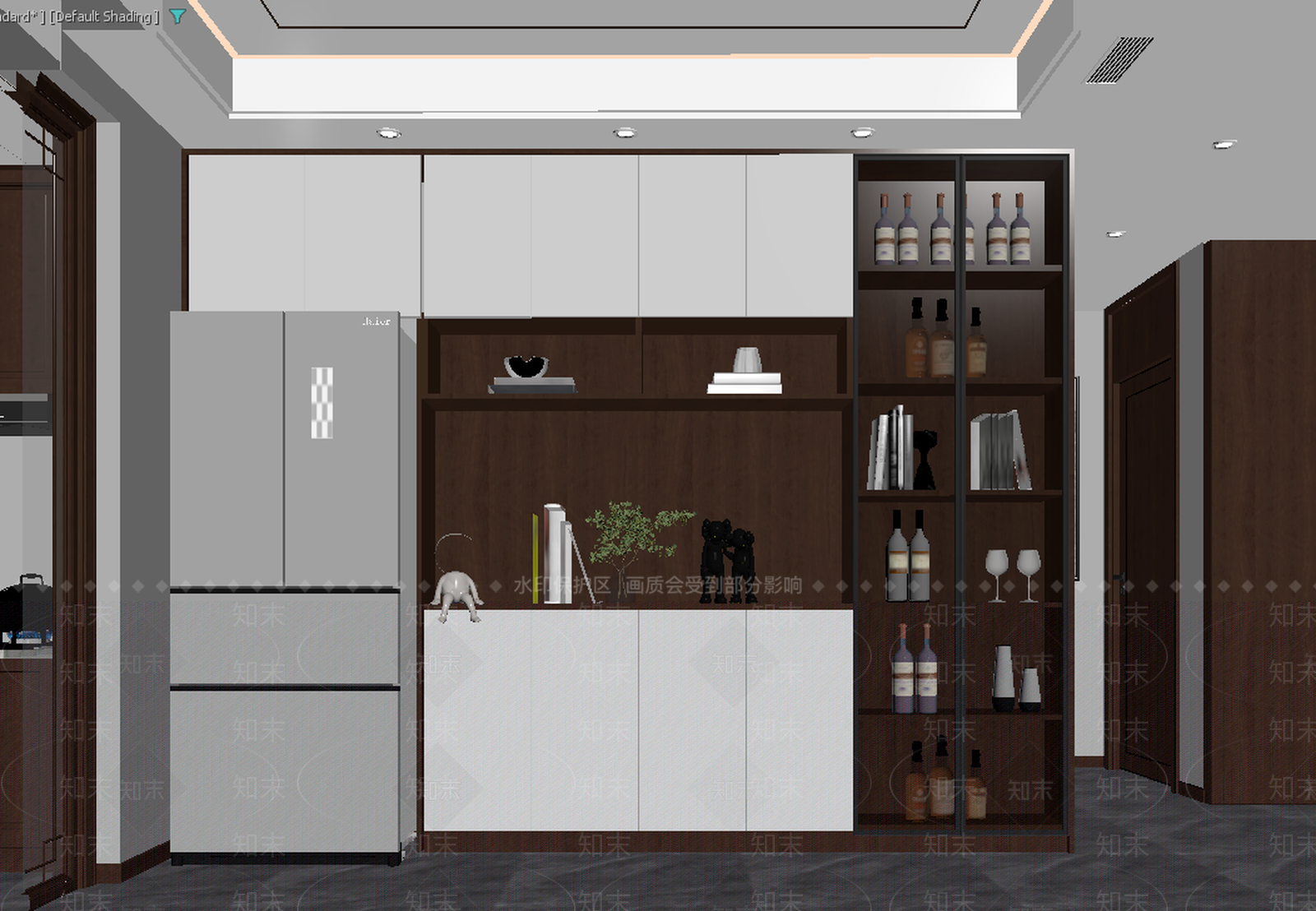 新中式酒窖3D模型下载【ID:1213917460】