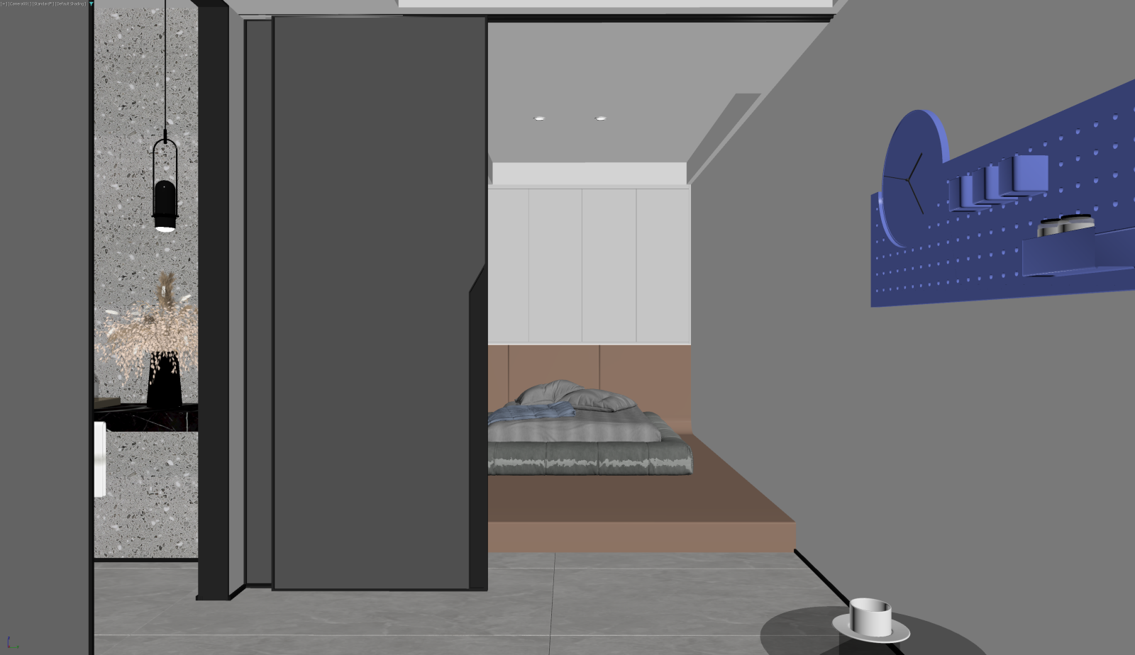 现代家居卧室3D模型下载【ID:1221994790】