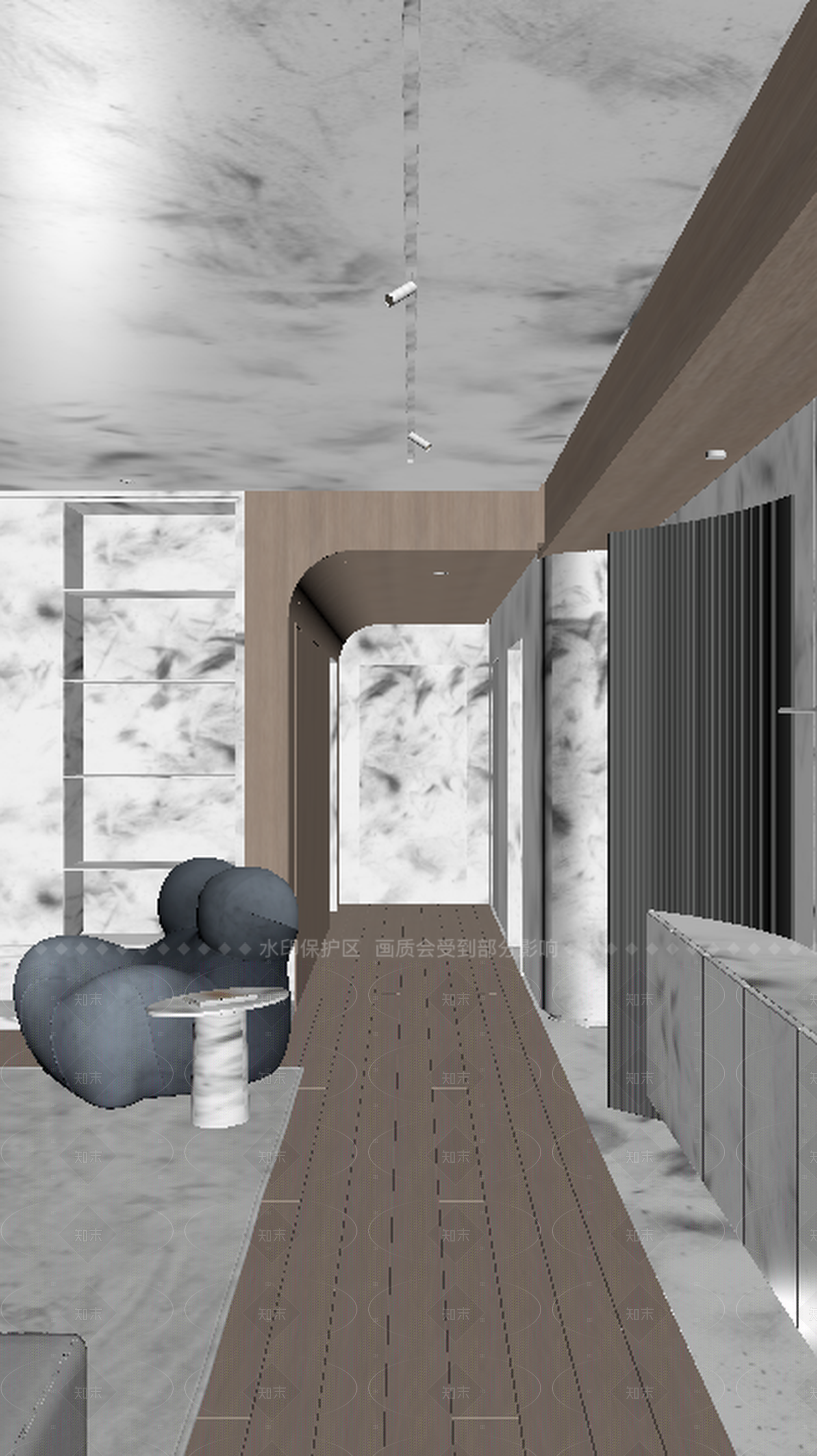 现代玄关3D模型下载【ID:1214949593】