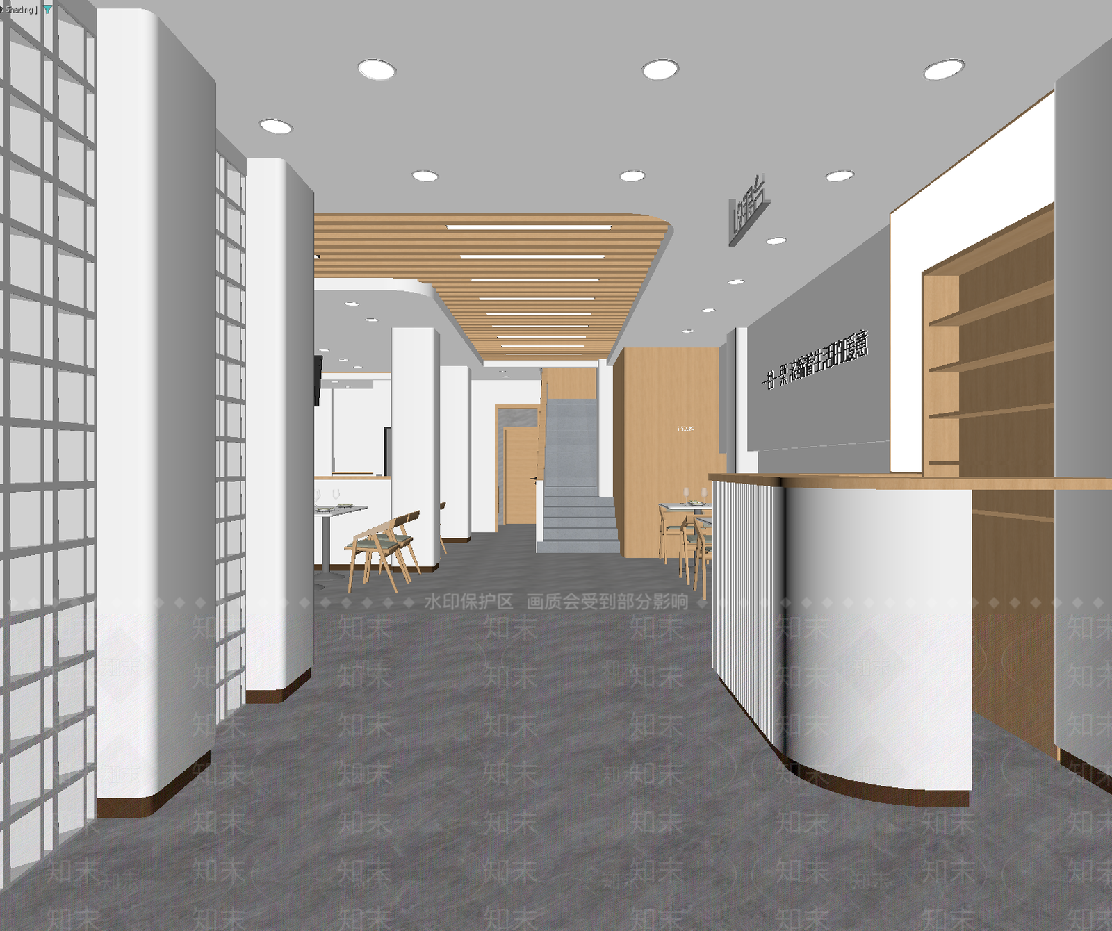 原木民宿大厅3D模型下载【ID:1214844962】