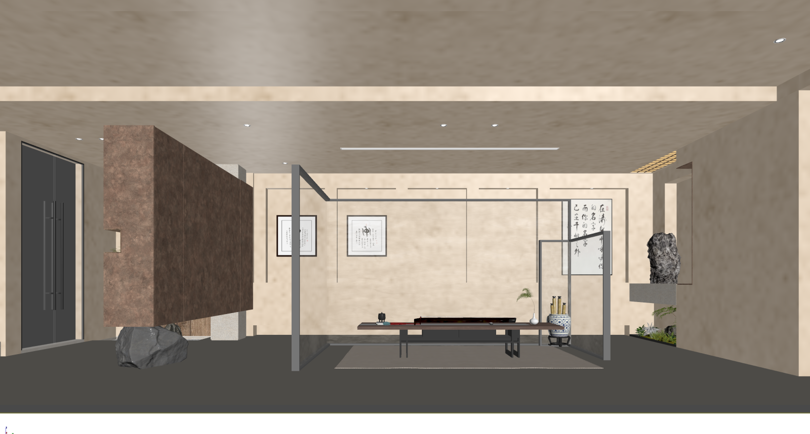 现代茶馆3D模型下载【ID:1221440906】