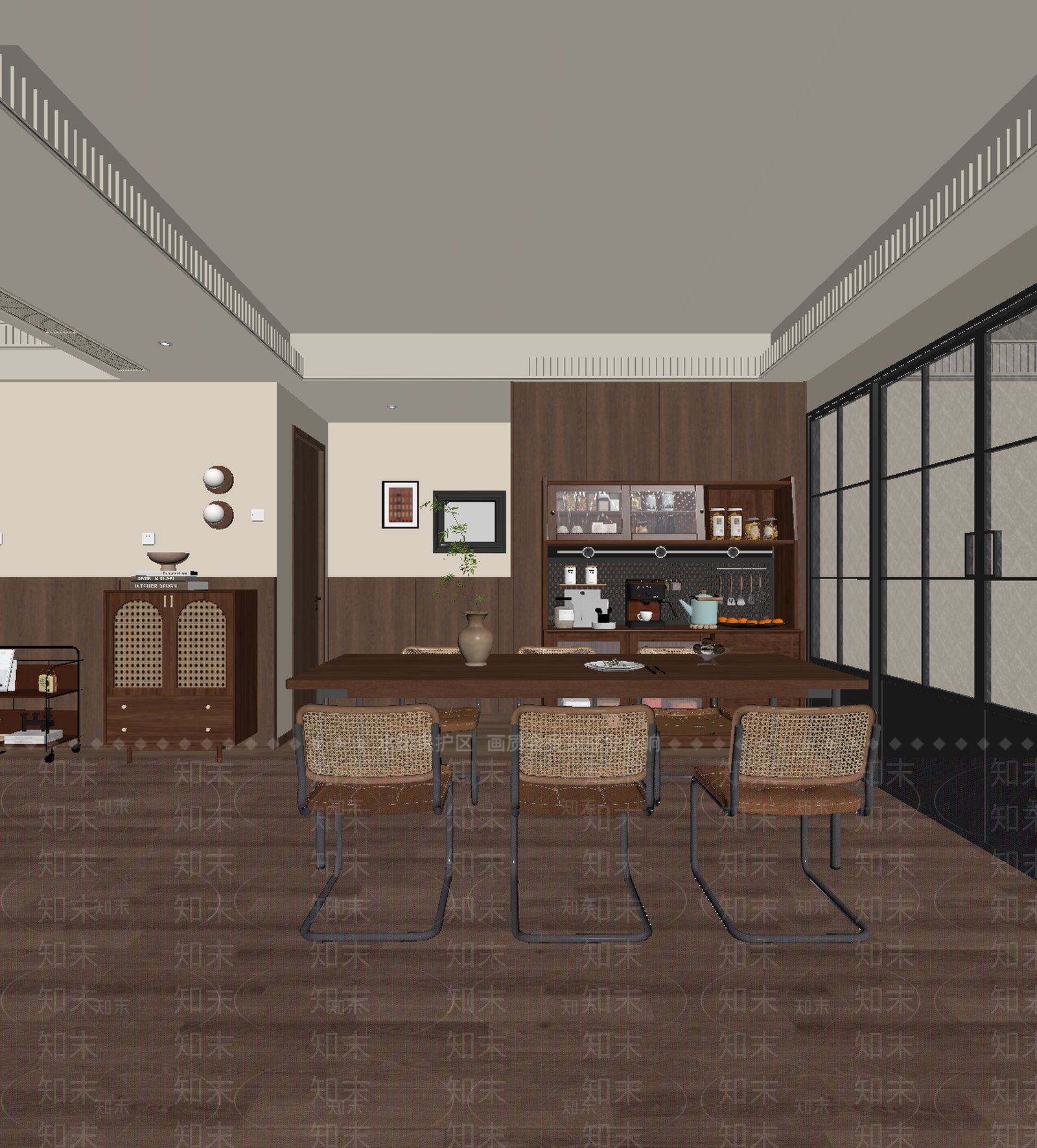 侘寂咖啡厅3D模型下载【ID:1214848042】