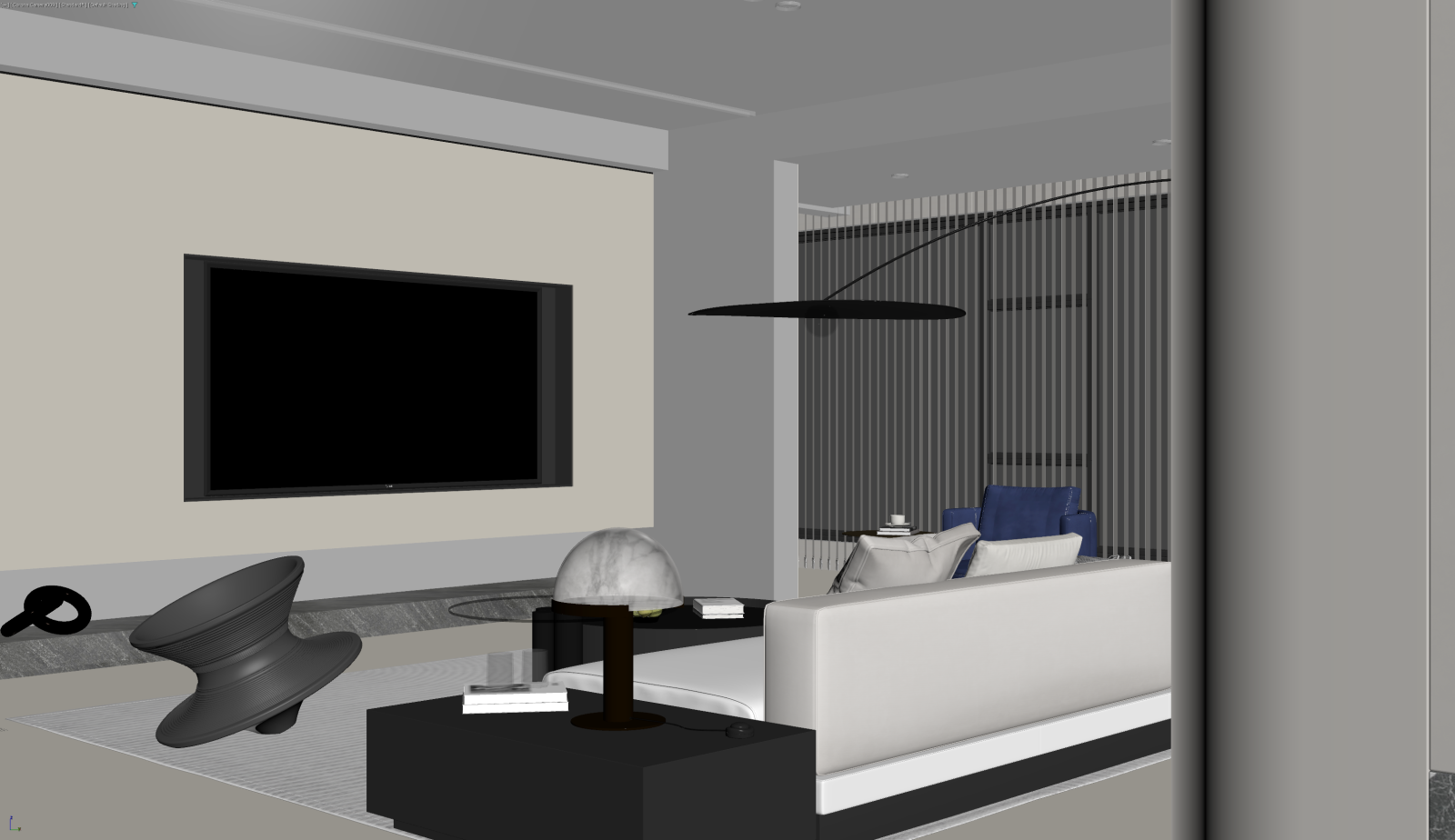 现代家居客厅3D模型下载【ID:1221825322】