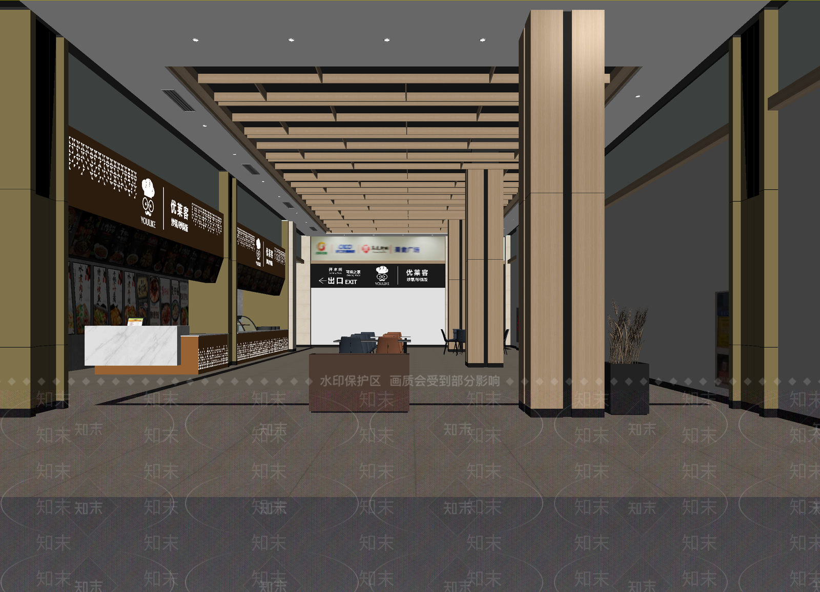 现代售楼处3D模型下载【ID:1214141188】