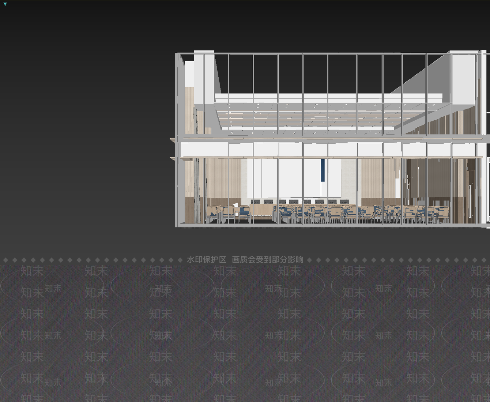 现代会议室3D模型下载【ID:1214359018】