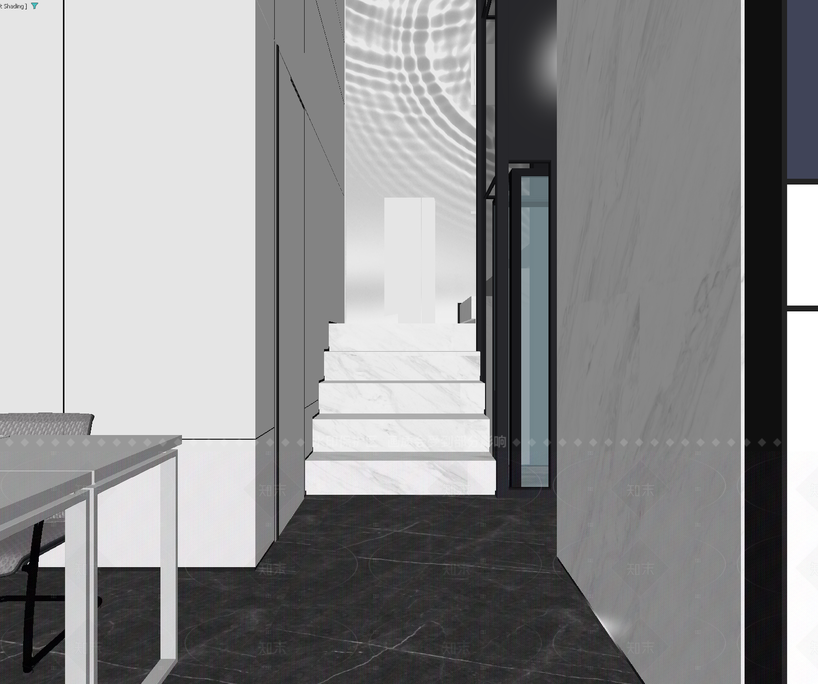 现代走廊3D模型下载【ID:1214953486】