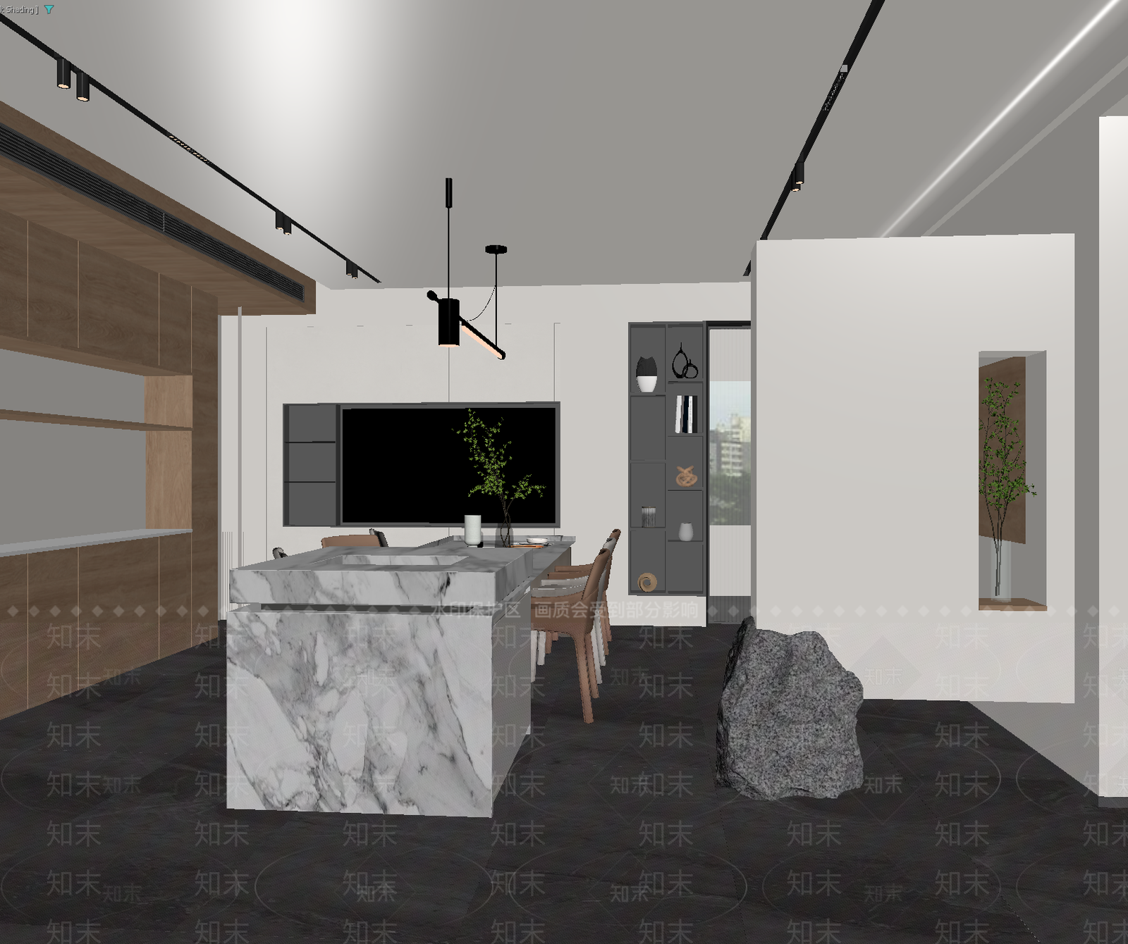 茶馆3D模型下载【ID:1213945703】