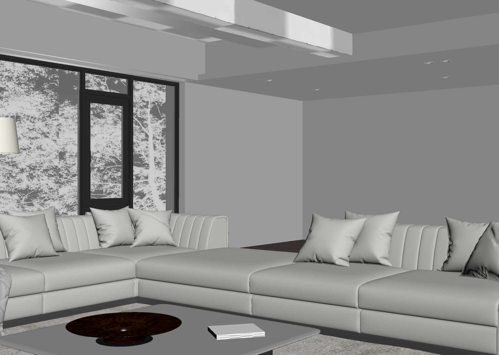现代家居客厅3D模型下载【ID:1221513438】