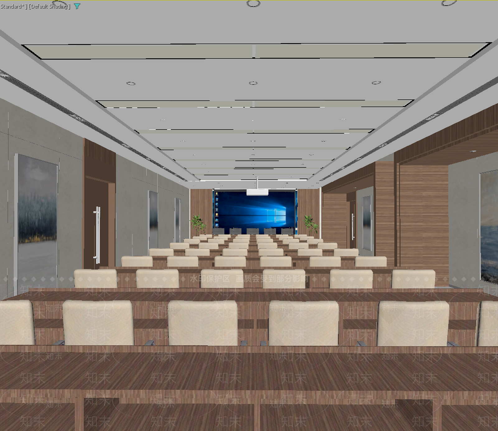 报告厅3D模型下载【ID:1213977025】