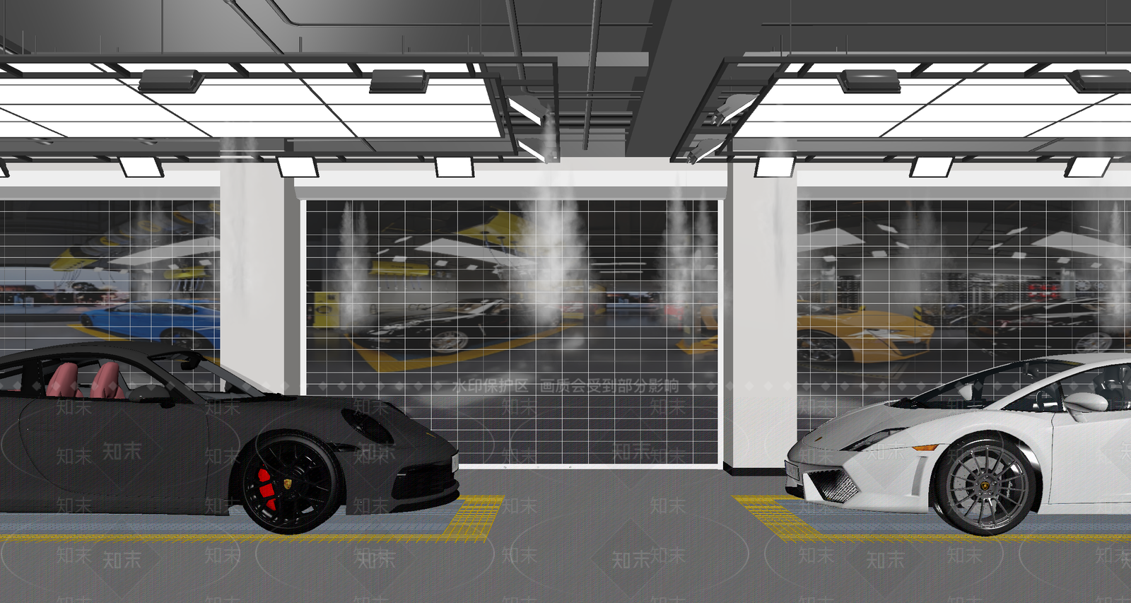 现代汽车展厅3D模型下载【ID:1214342837】