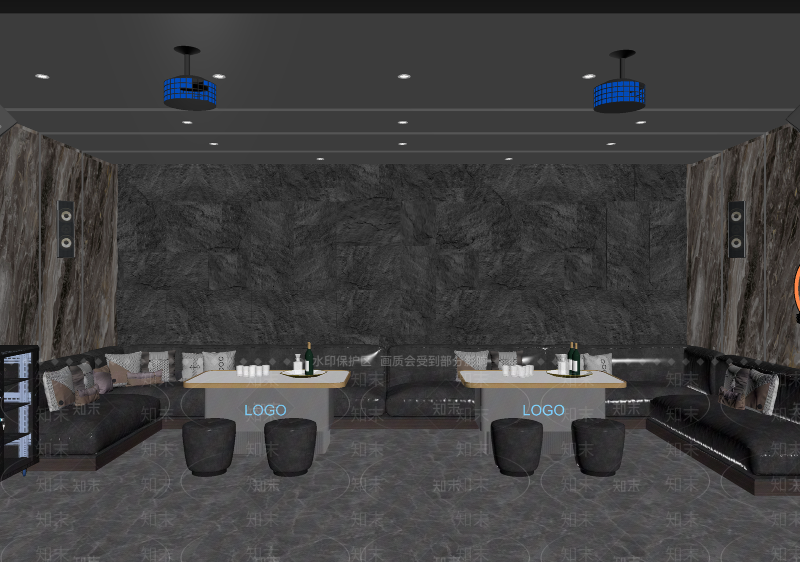 现代酒吧3D模型下载【ID:1214148579】