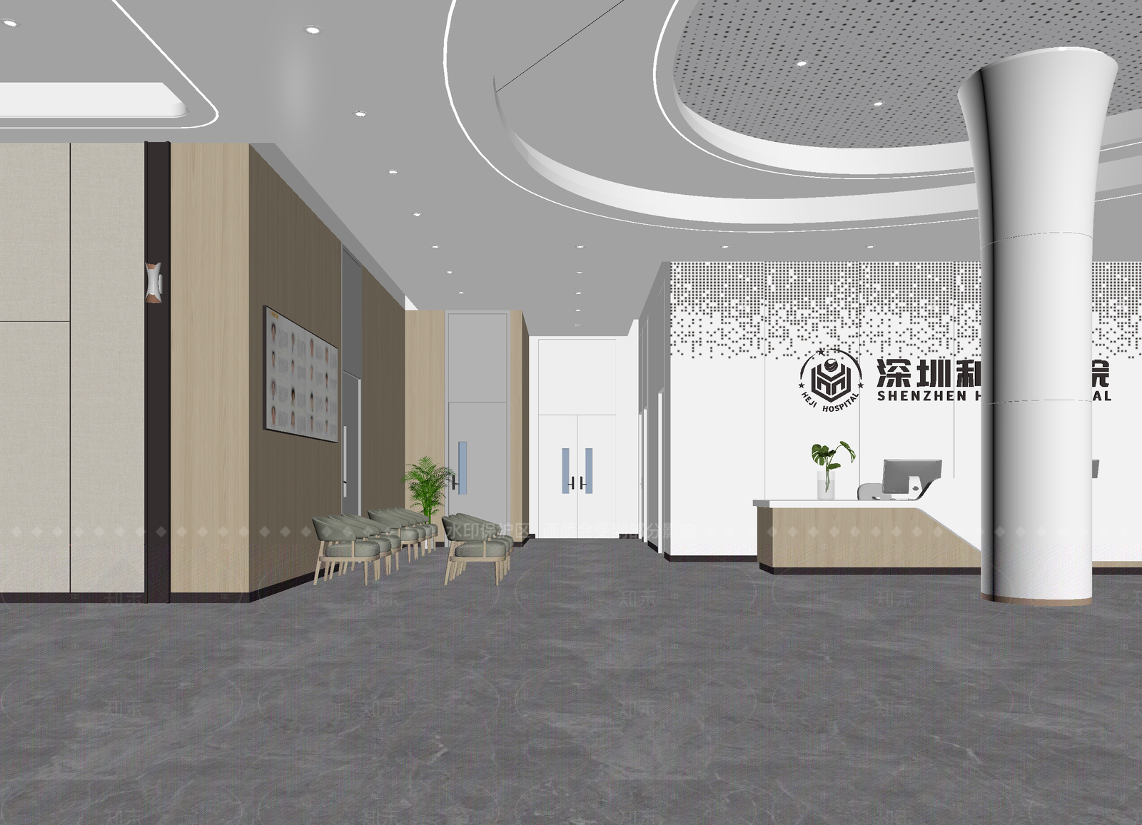 现代大厅3D模型下载【ID:1214645204】