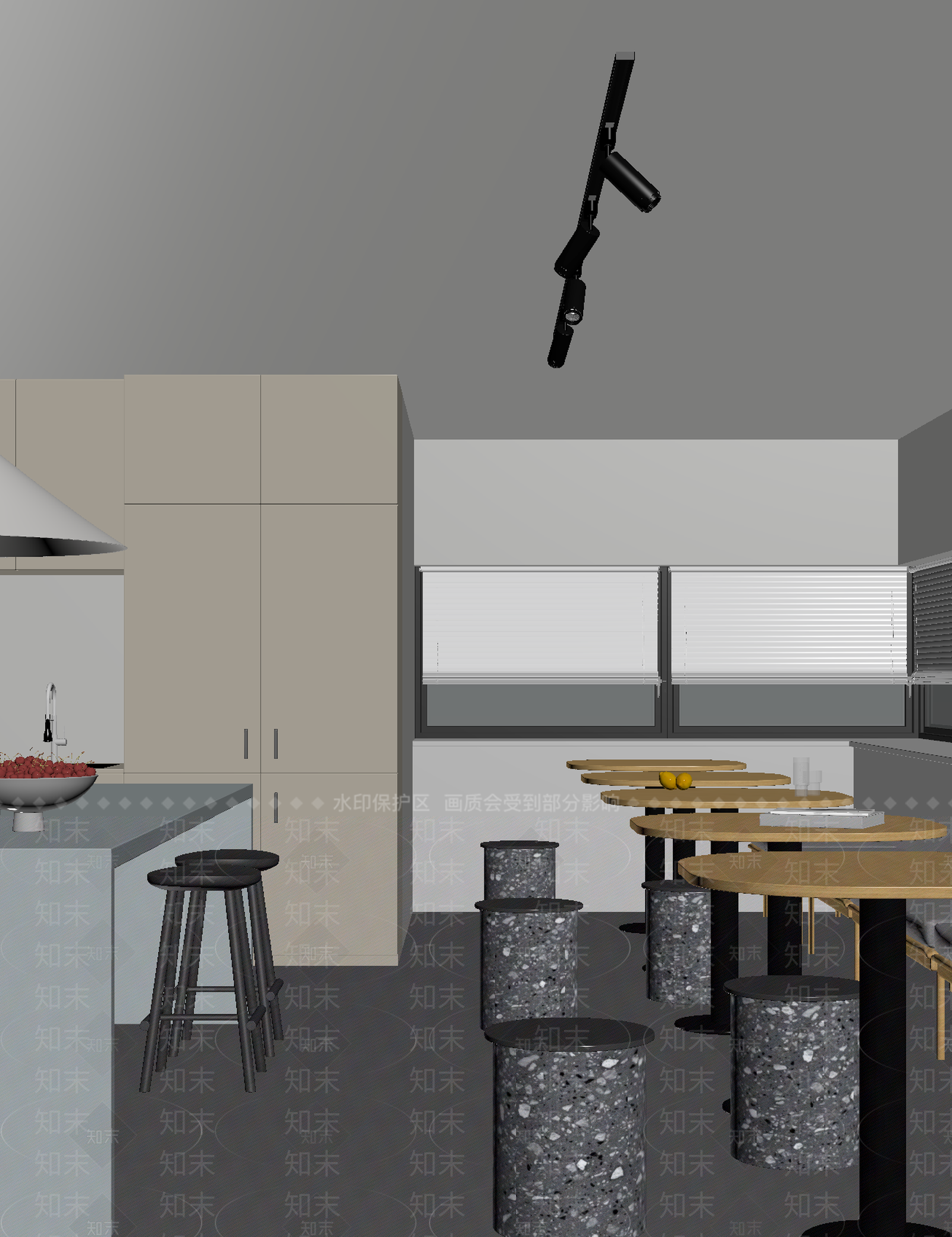 现代咖啡厅3D模型下载【ID:1214150090】
