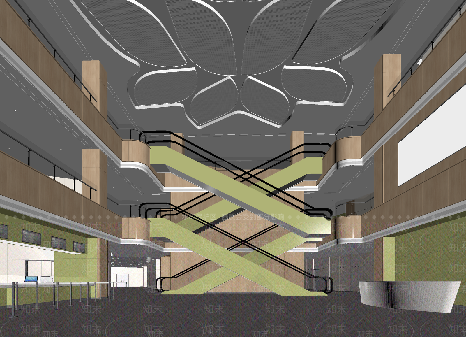 现代售楼处3D模型下载【ID:1214286278】