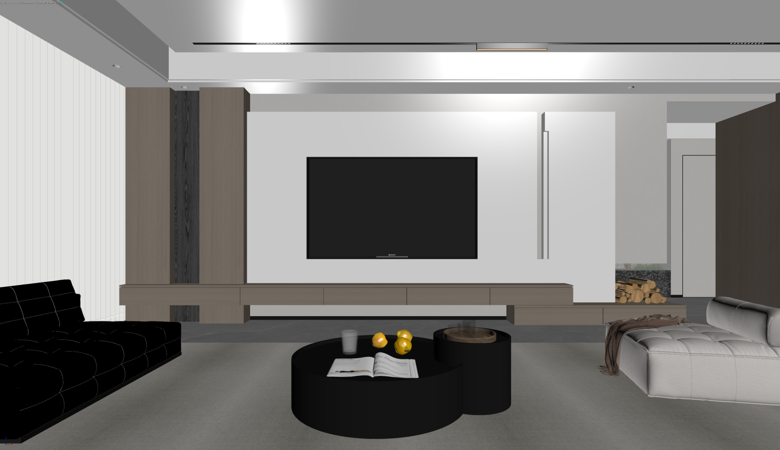 现代家居客厅3D模型下载【ID:1221995992】