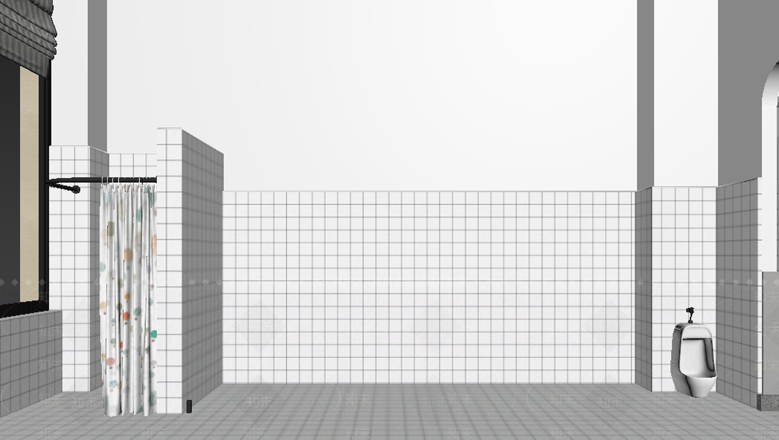 现代公共卫生间3D模型下载【ID:1213911764】