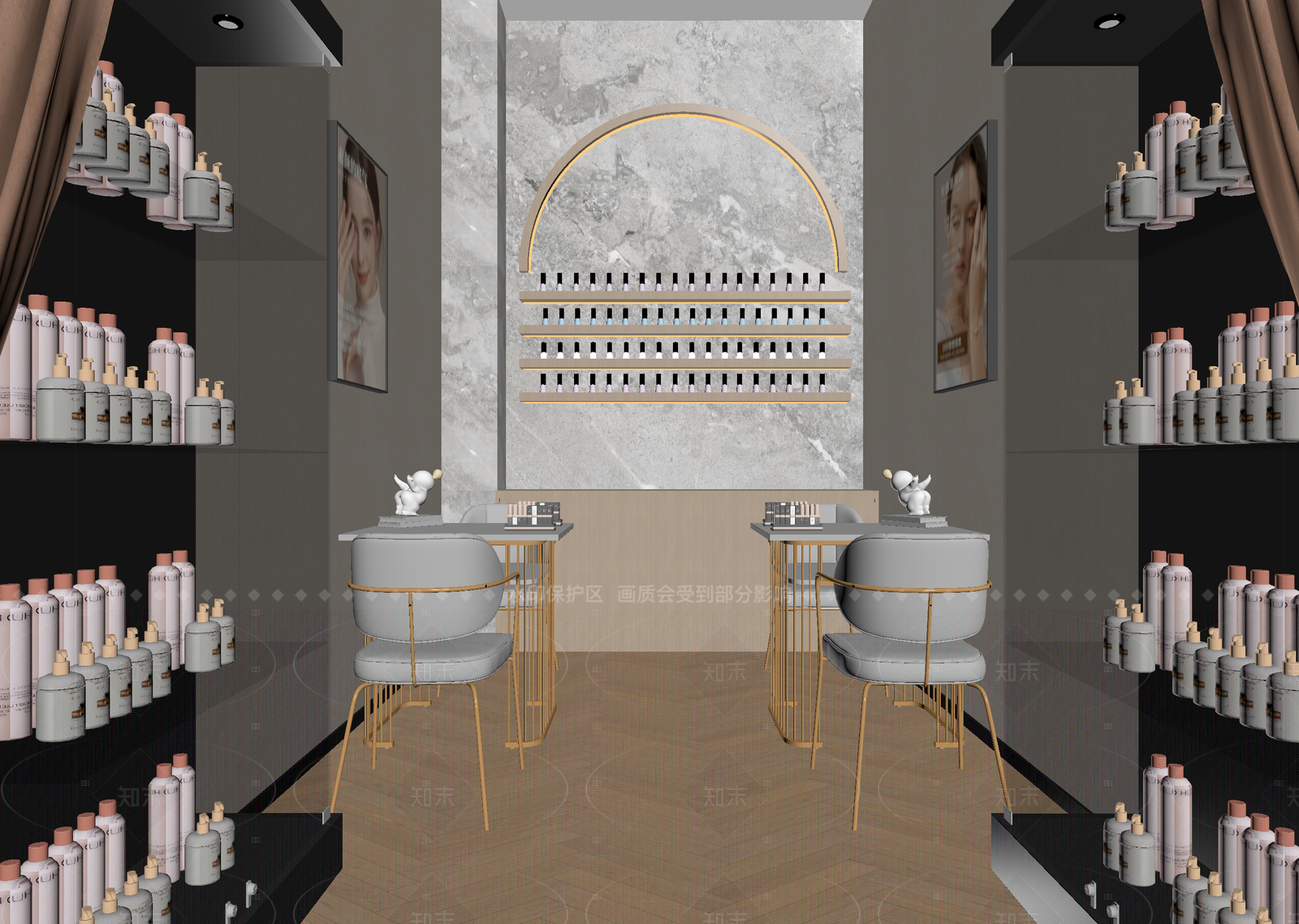 现代化妆品店3D模型下载【ID:1214974188】