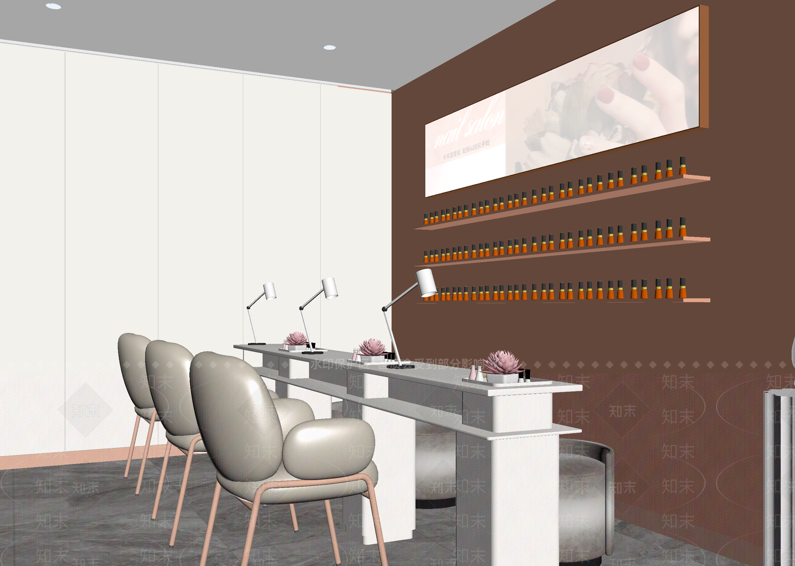 现代美容院3D模型下载【ID:1214113078】