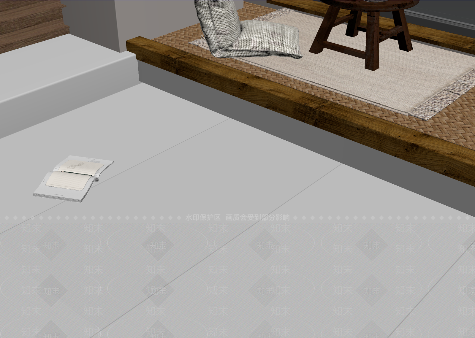 现代庭院3D模型下载【ID:1214411411】