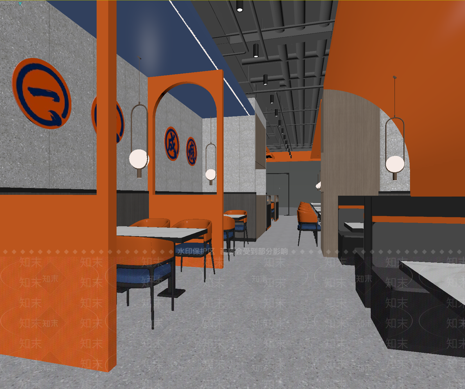 现代快餐店3D模型下载【ID:1213929411】