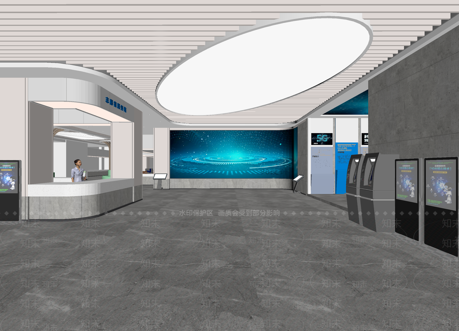 售楼处3D模型下载【ID:1214006287】