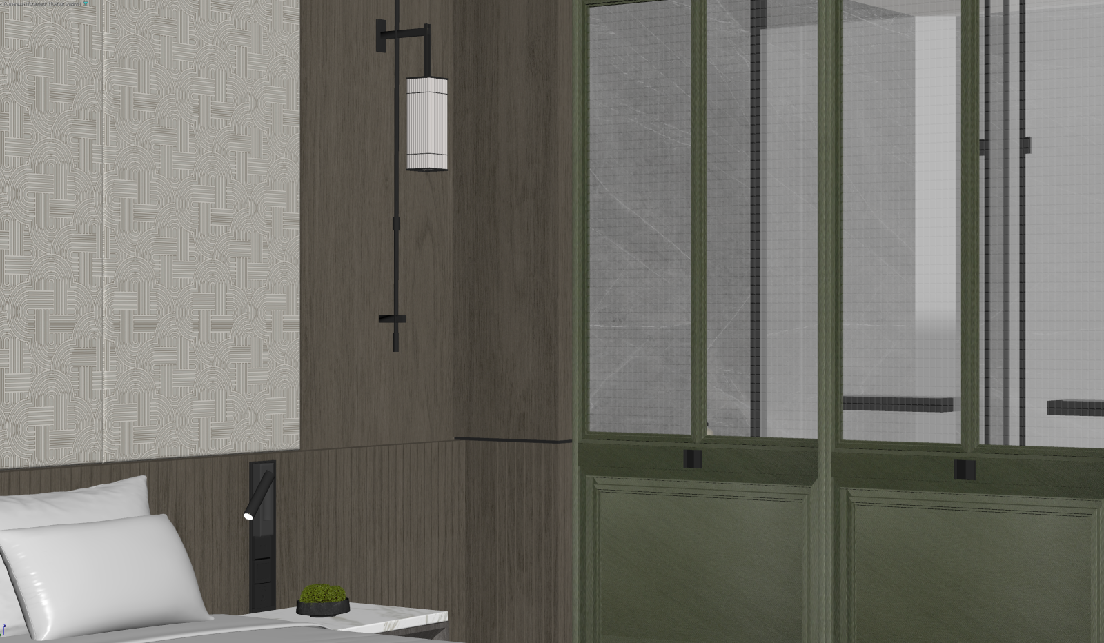 现代家居卧室3D模型下载【ID:1222055042】