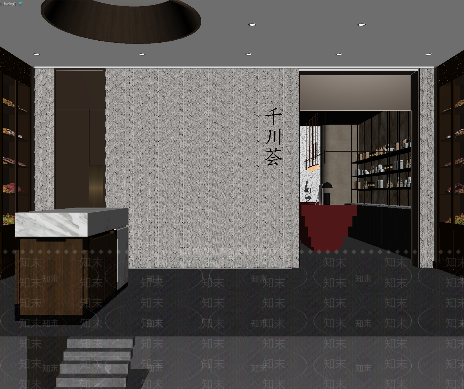 茶馆3D模型下载【ID:1213950249】