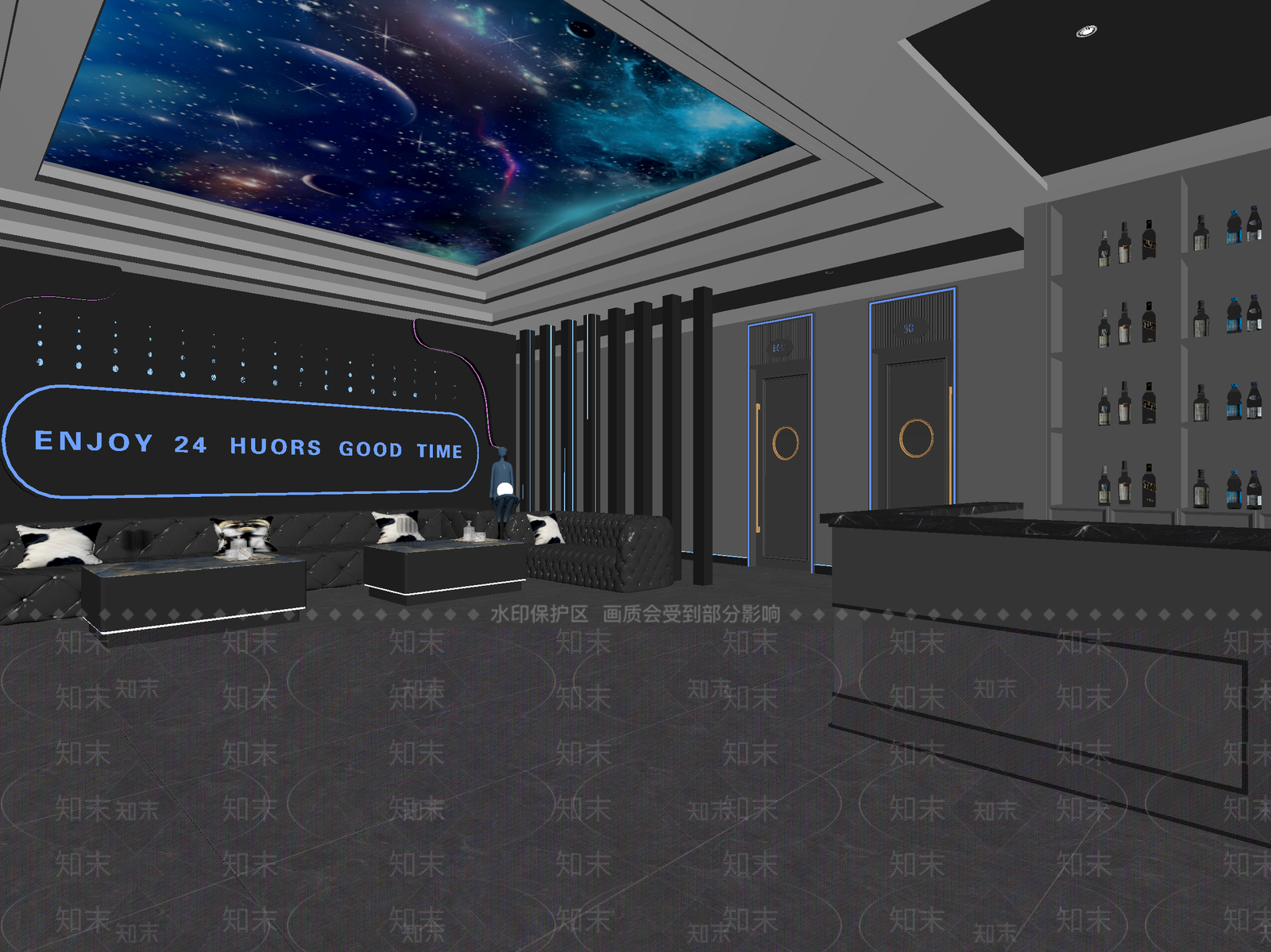 酒吧3D模型下载【ID:1214031879】