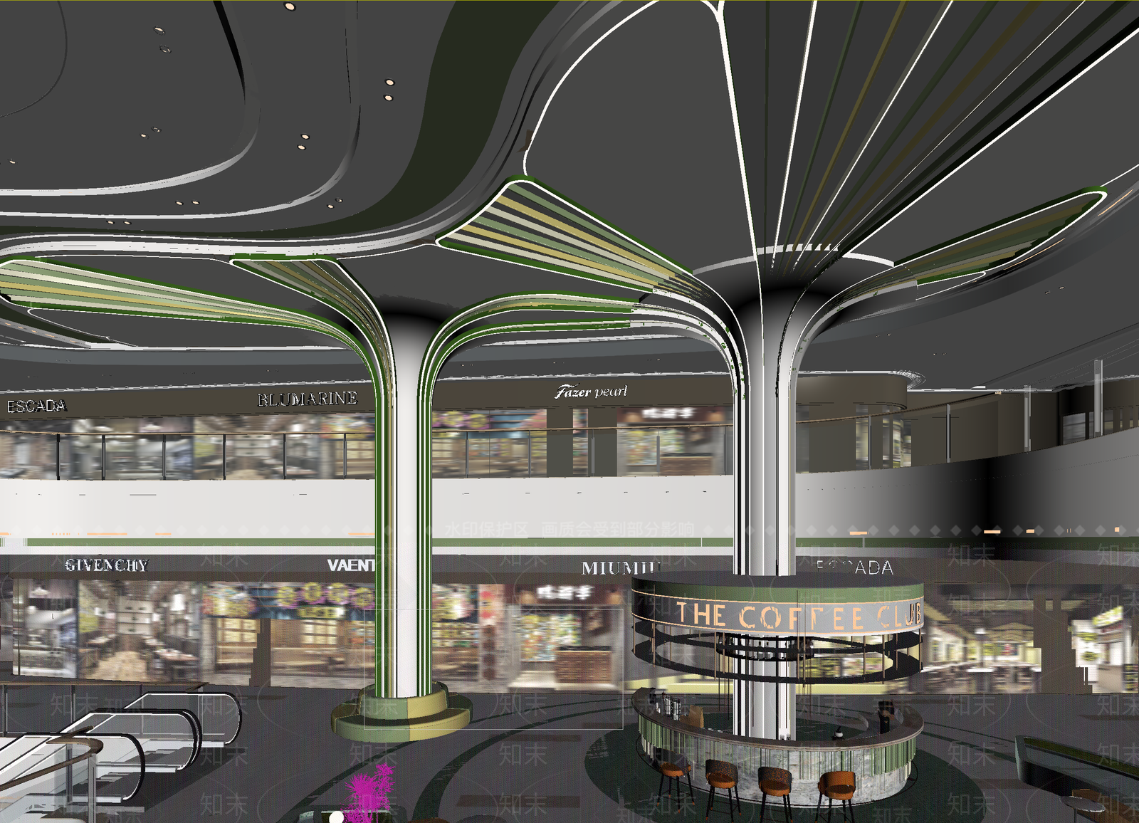 现代商场3D模型下载【ID:1214278933】