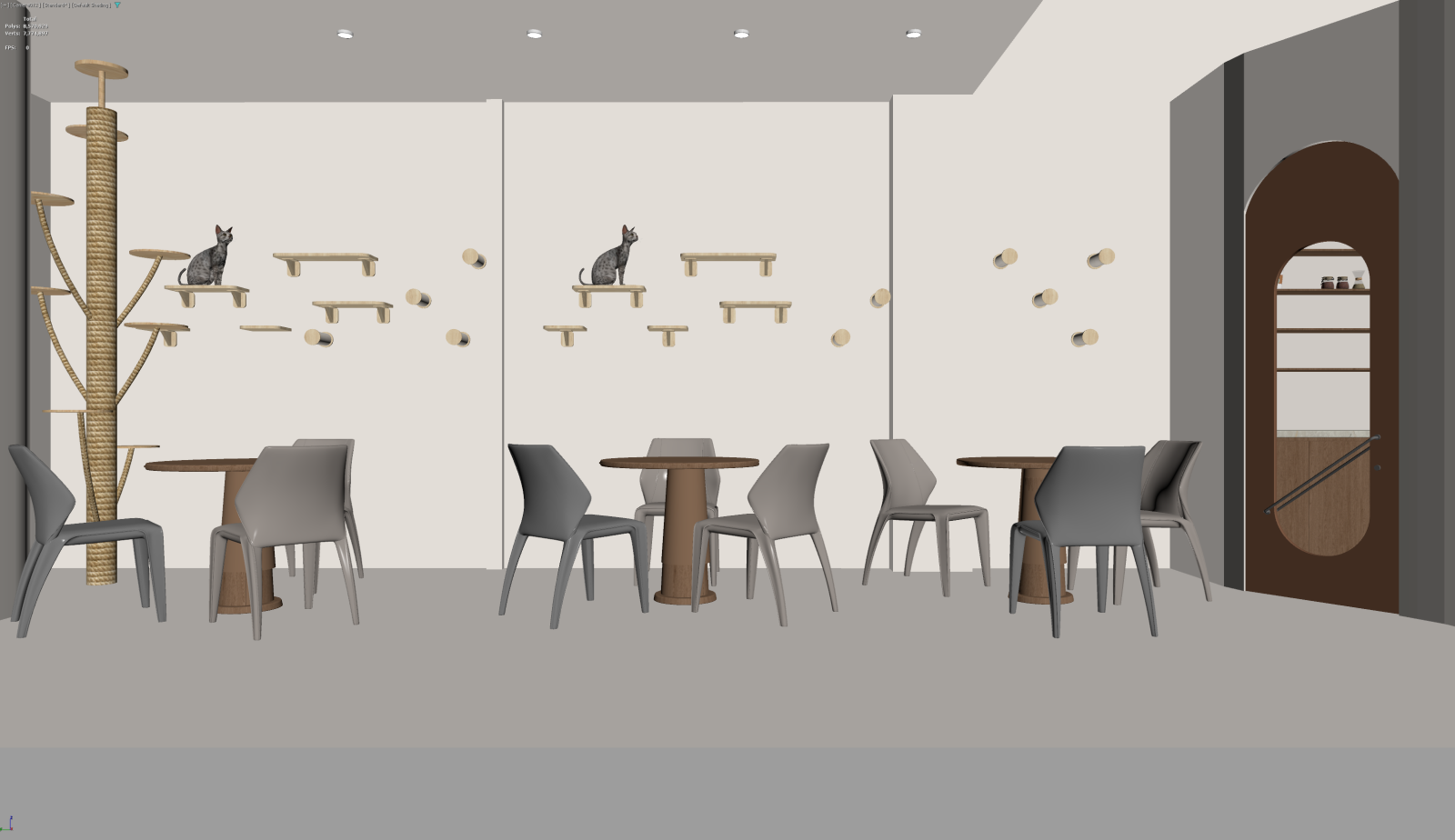 现代宠物店3D模型下载【ID:1221703451】