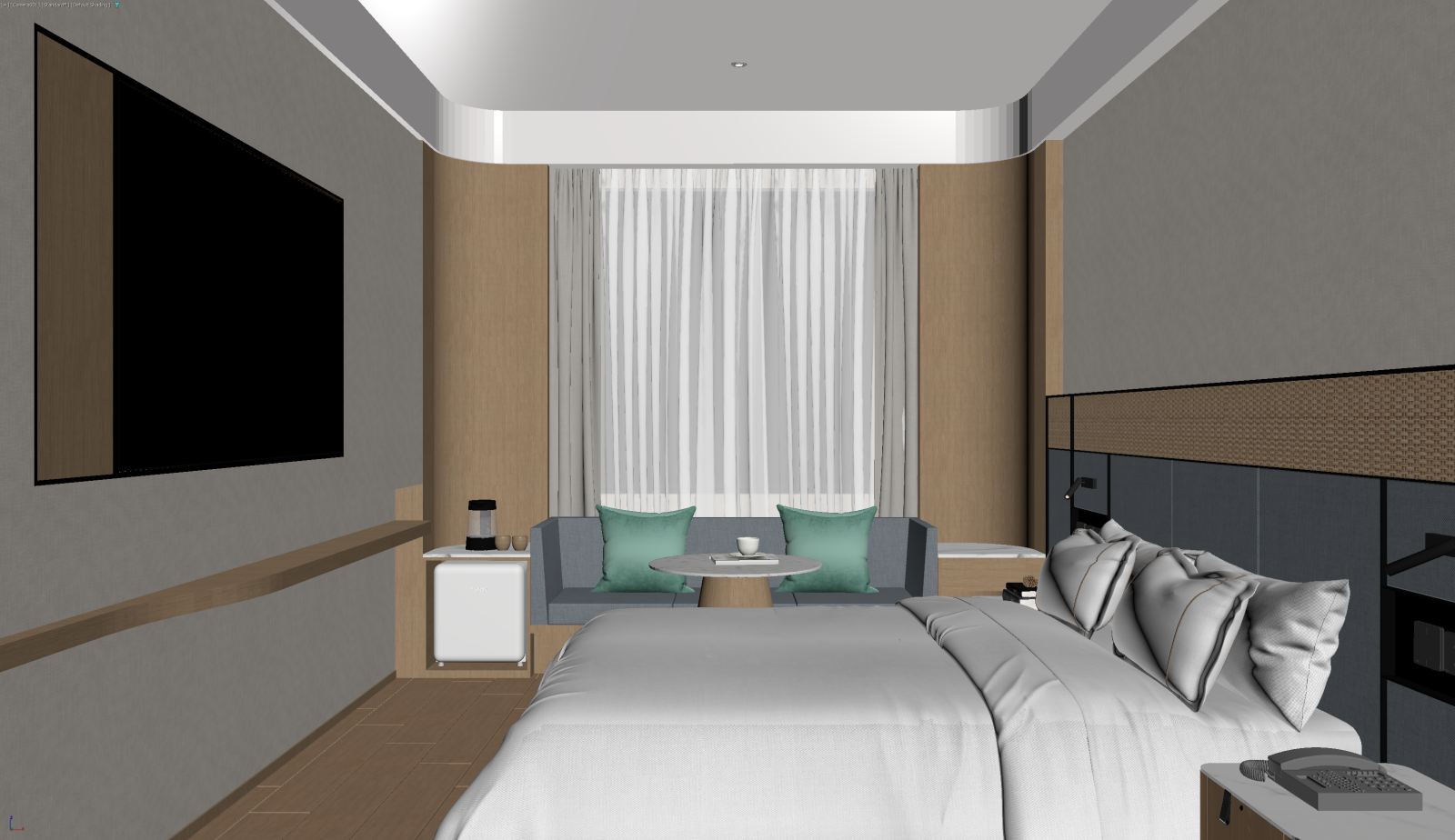 现代家居卧室3D模型下载【ID:1221673488】