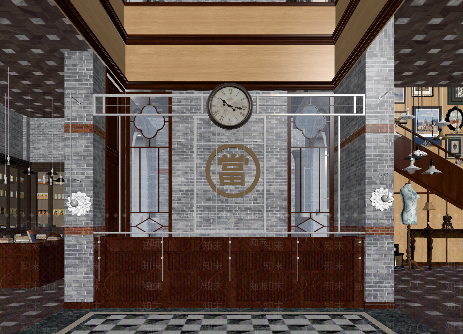 现代其他商业空间3D模型下载【ID:1213987020】