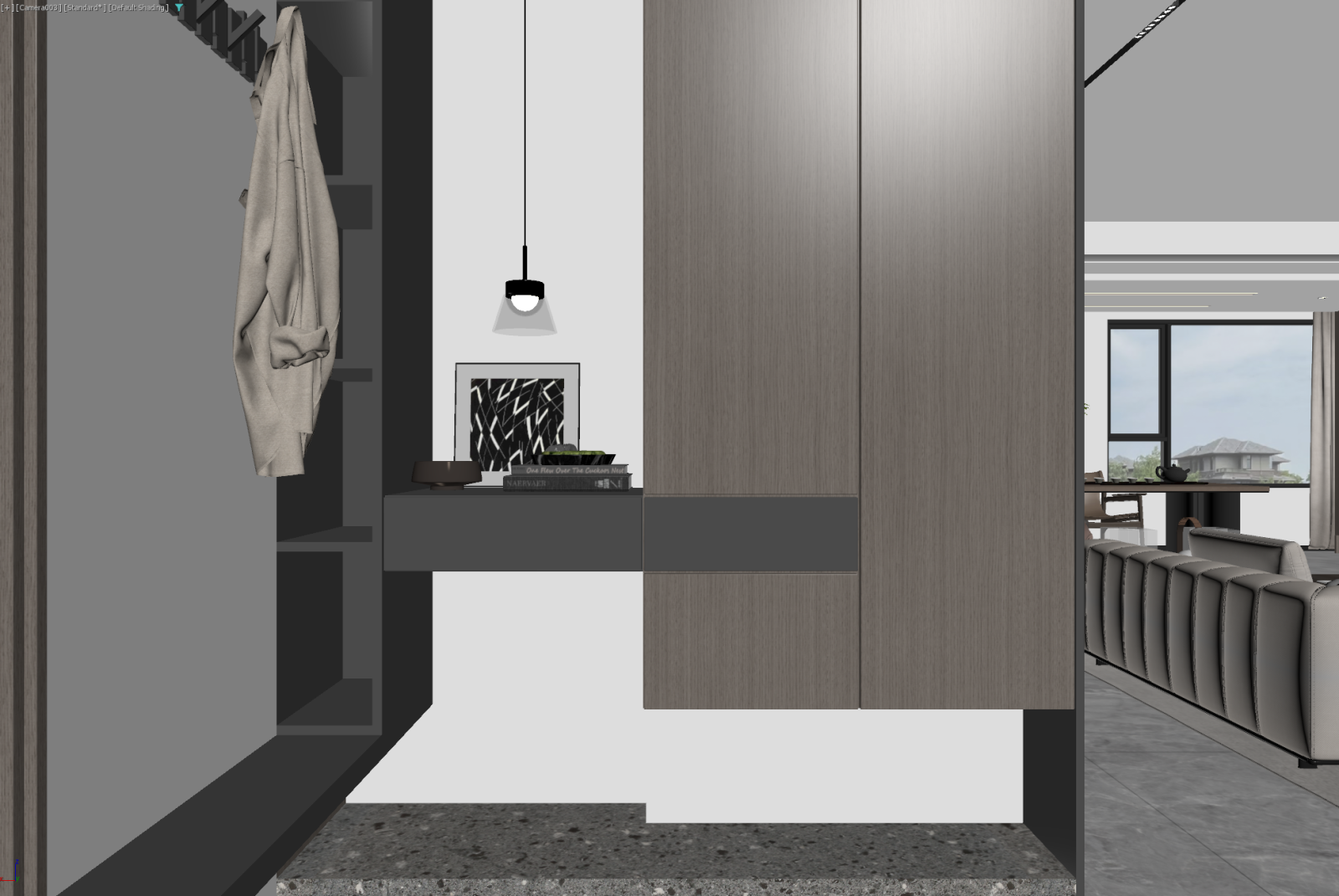 现代玄关3D模型下载【ID:1222003662】