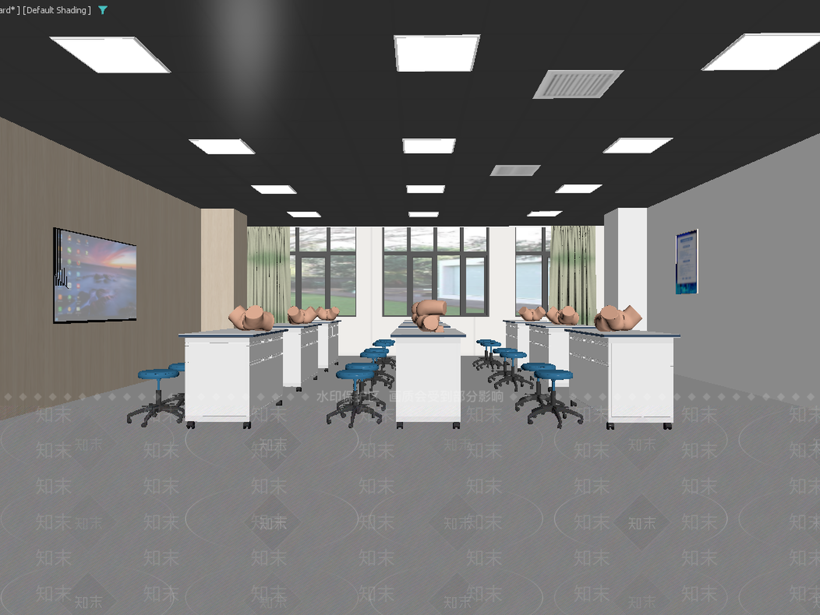 现代实验室3D模型下载【ID:1213909561】