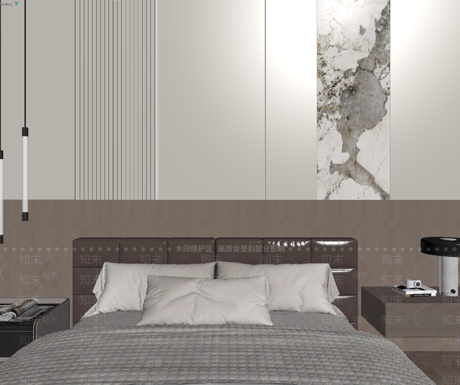 现代酒店客房3D模型下载【ID:1214853416】