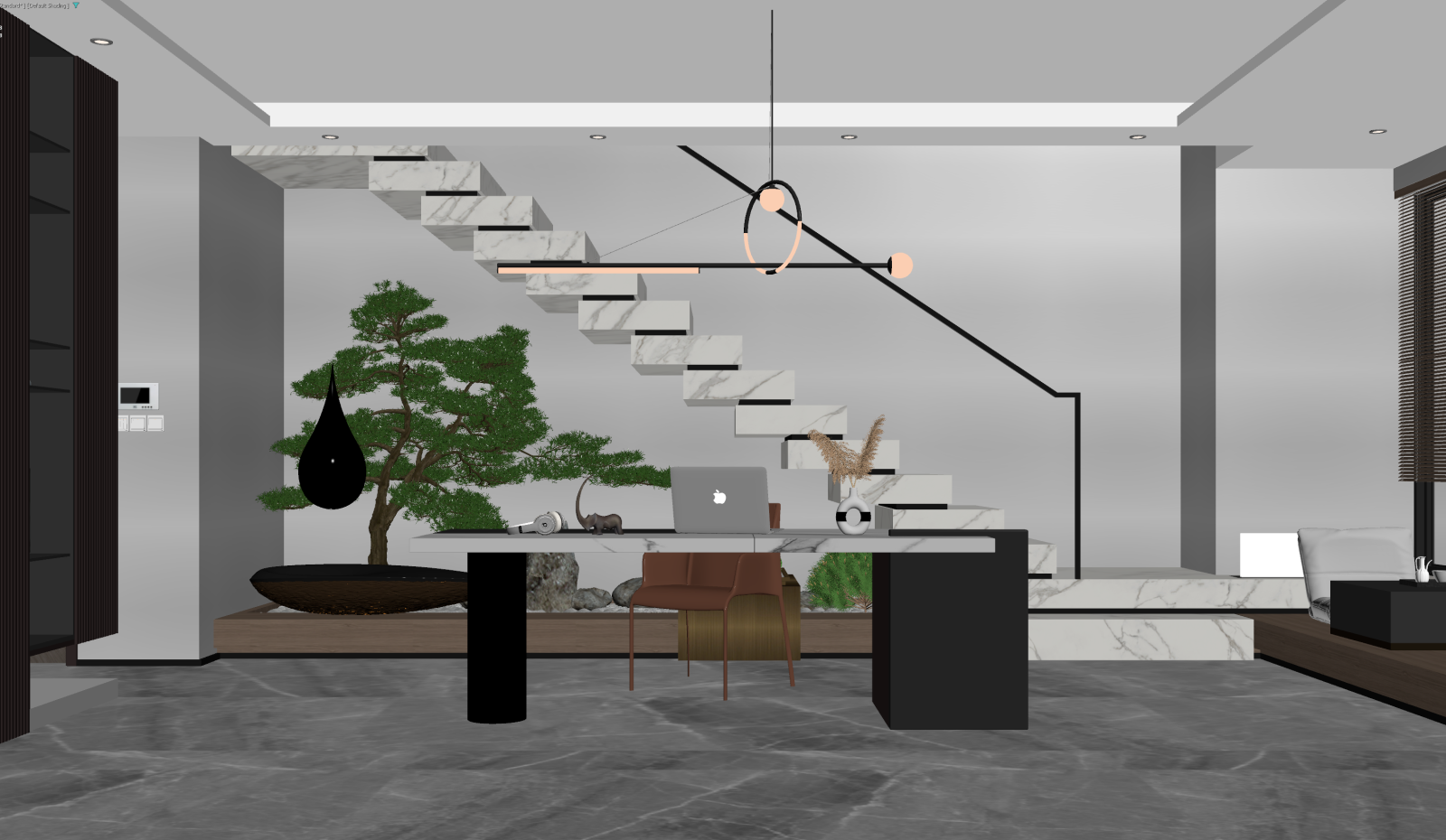 现代工作室3D模型下载【ID:1221736807】